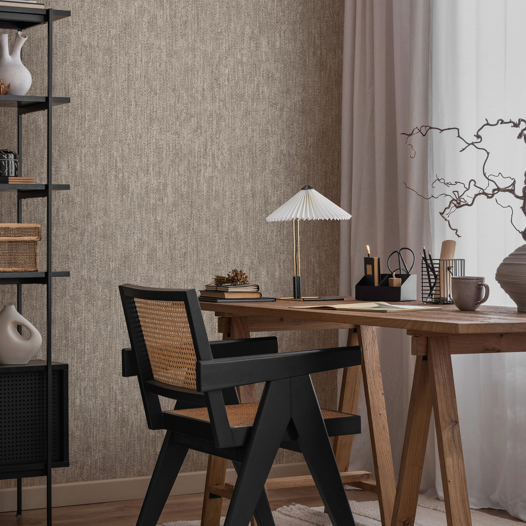 Hohenberger Vliestapete Cerra Cleo Dark Linen 27633