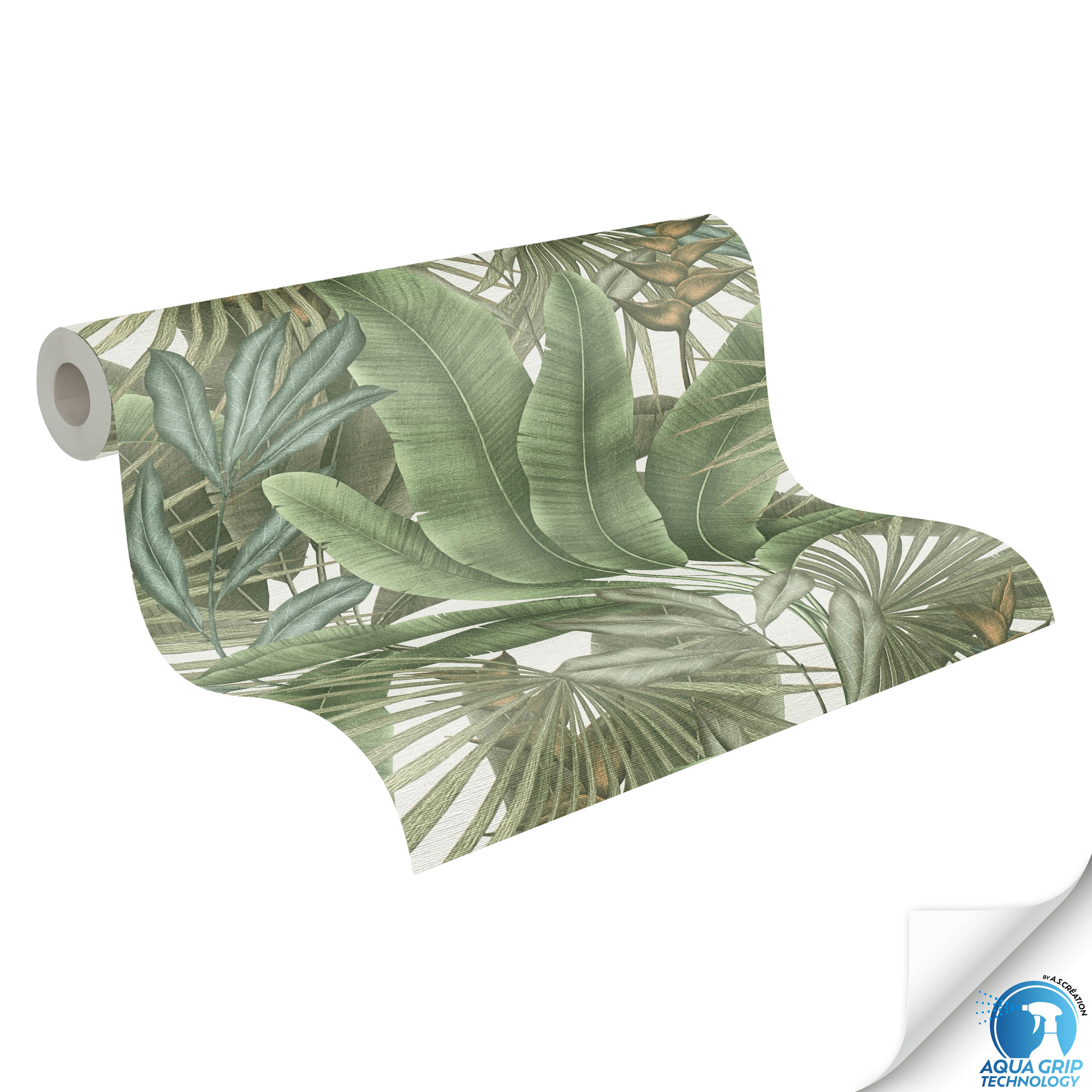 AS Vliestapete WOW Designdrop Dschungel Grün 784511