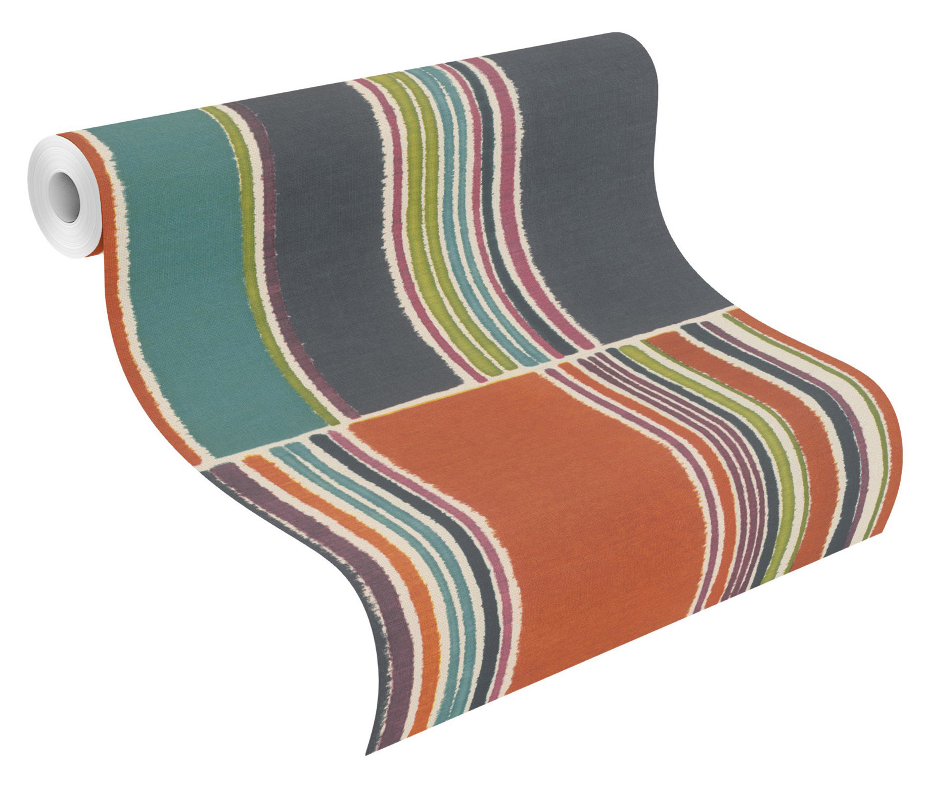 Rasch Vliestapete Florentine 3 Grafik Patchwork Stoff 484458