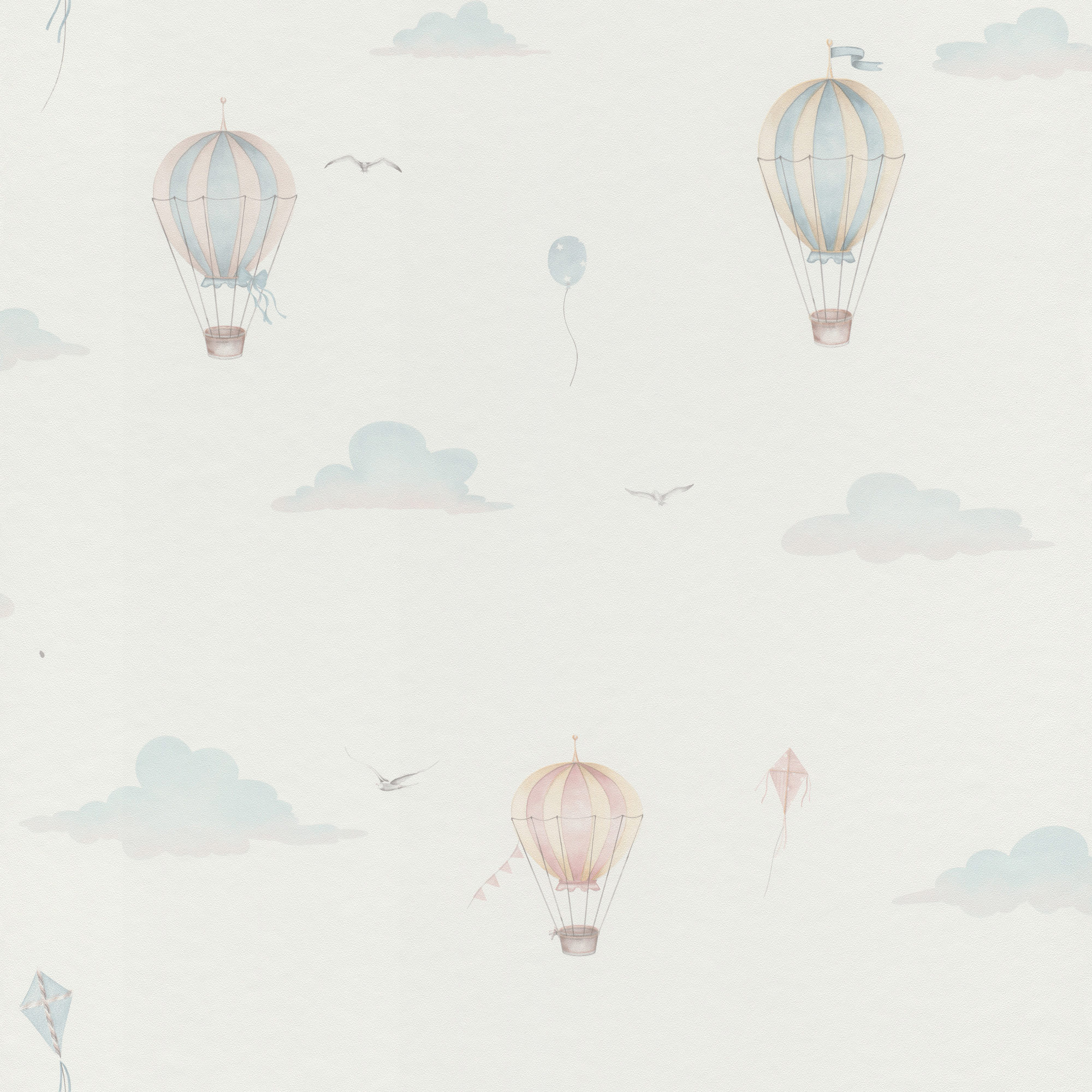 Rasch Vliestapete Kids Word 2 Blau 302622