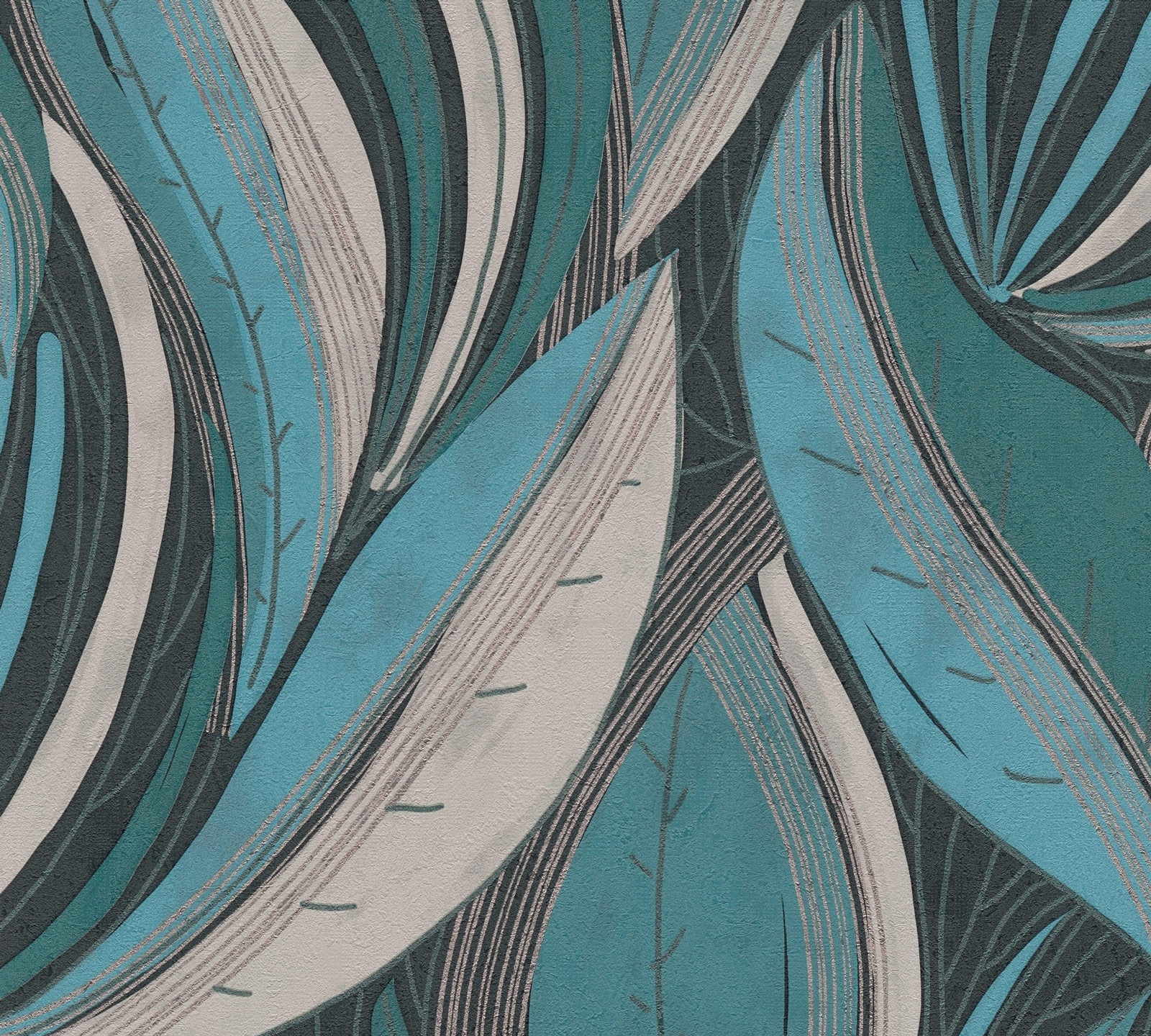 AS Vliestapete MS Hot Spots Floral Blau 786552