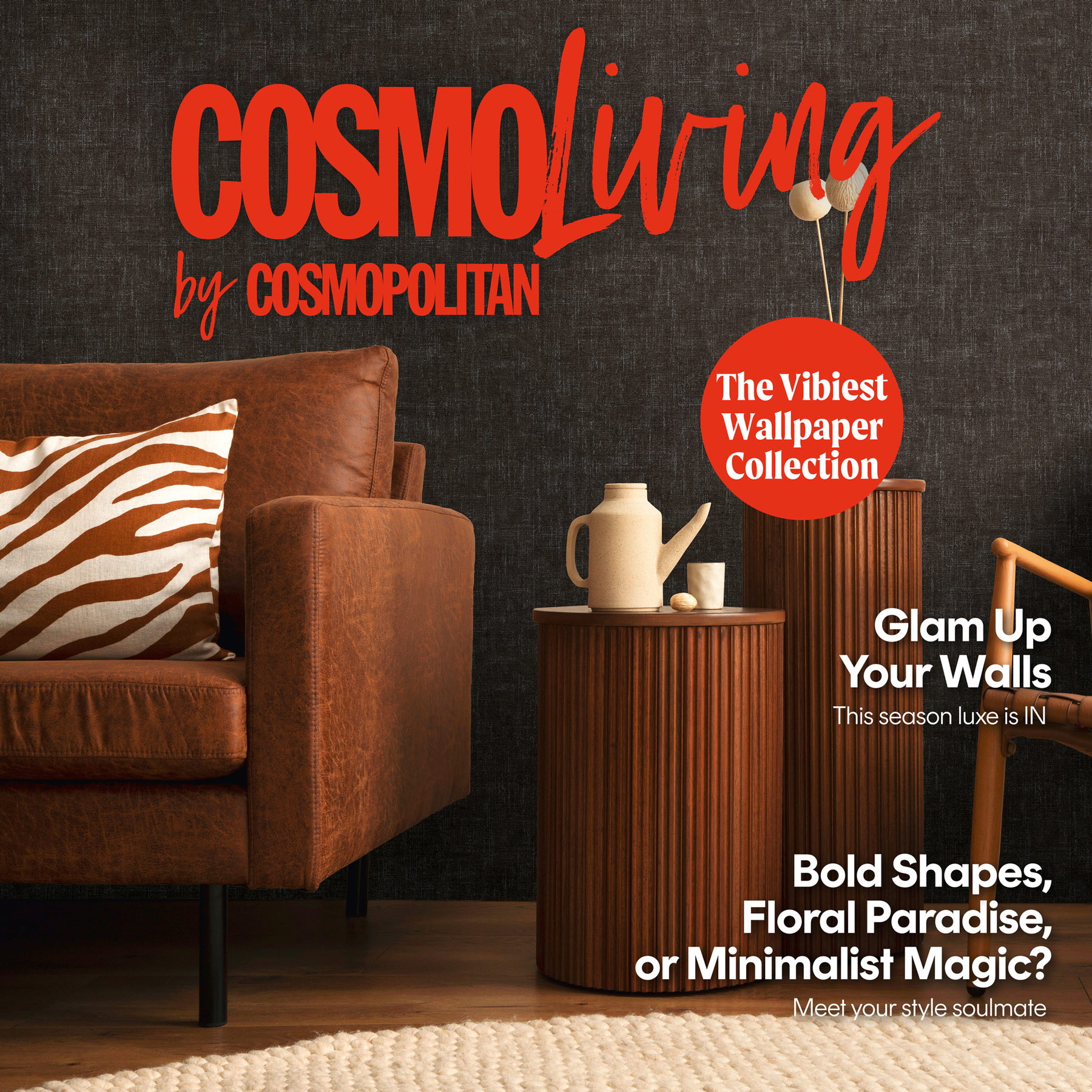 AS Vliestapete CosmoLiving Uni Schwarz 791105