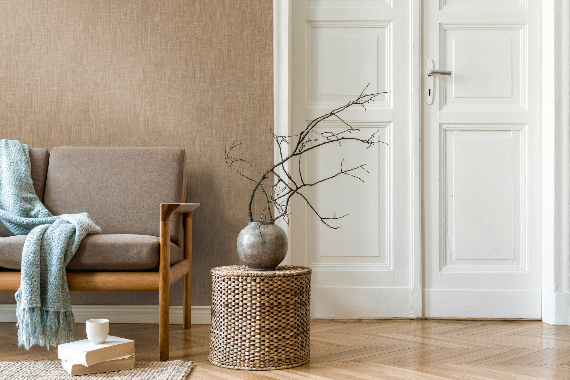 AS Vliestapete Daniel Hechter 6 Unitapete braun 379526