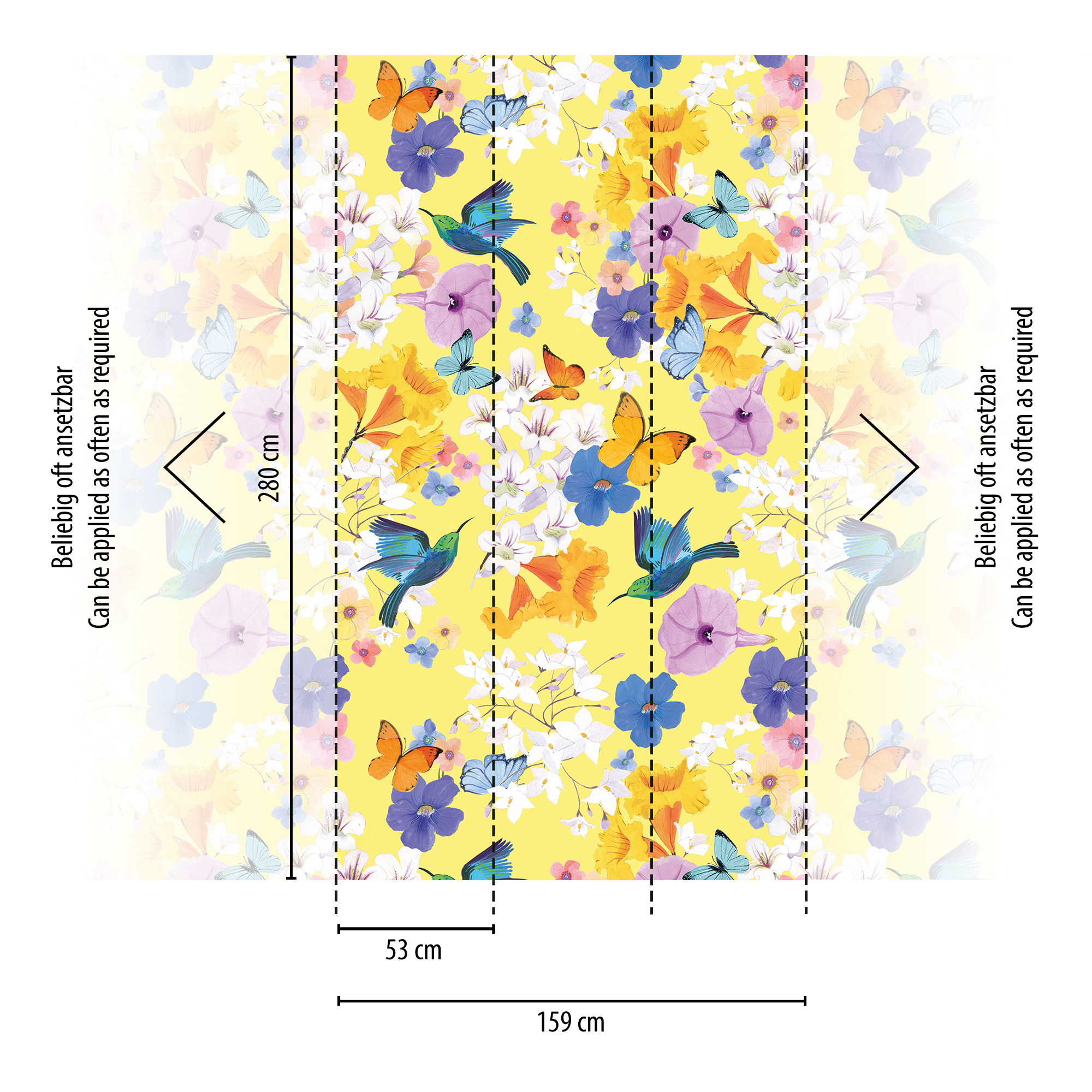Livingwalls Vliestapete The Wall II Floral 391971