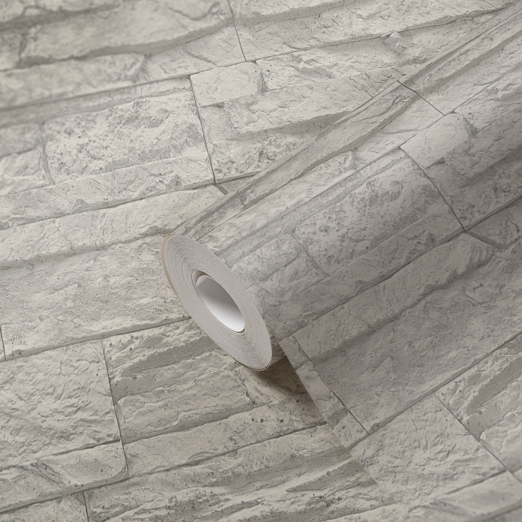 AS Vliestapete Elements 2 Steintapete Grau 707116