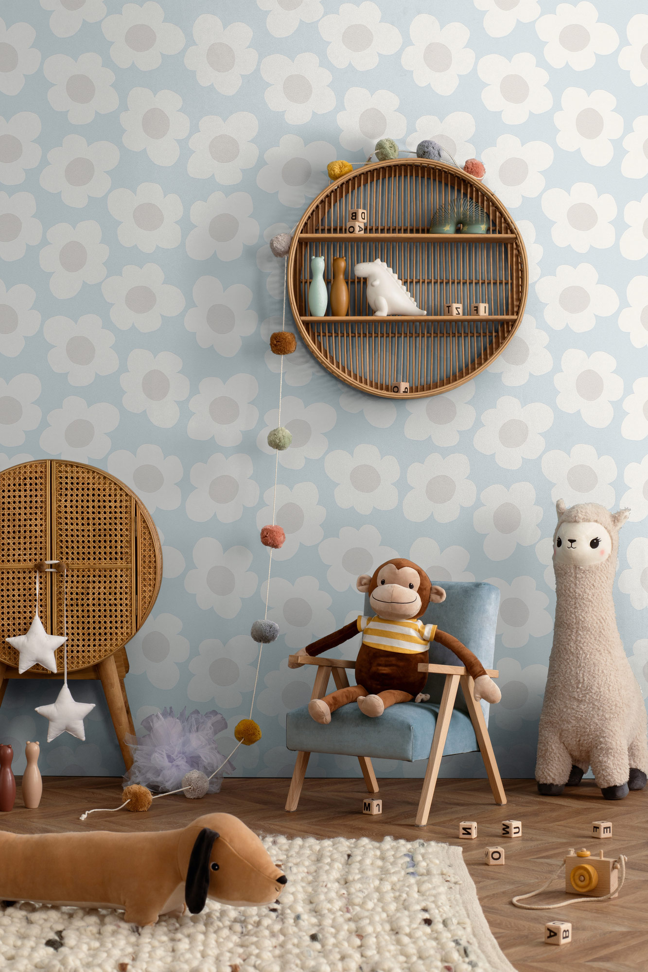 AS Vliestapete Kids Studio Kinderzimmertapete Blau 792133