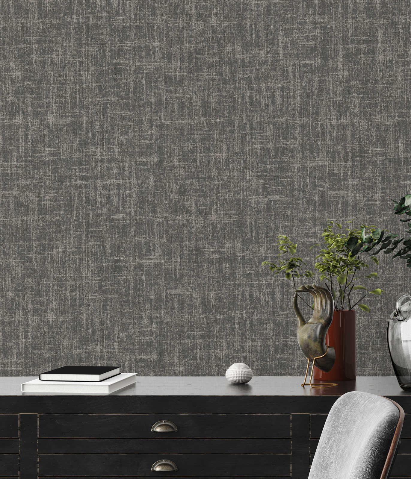 AS Creation Vliestapete Geo Effect silber 385964