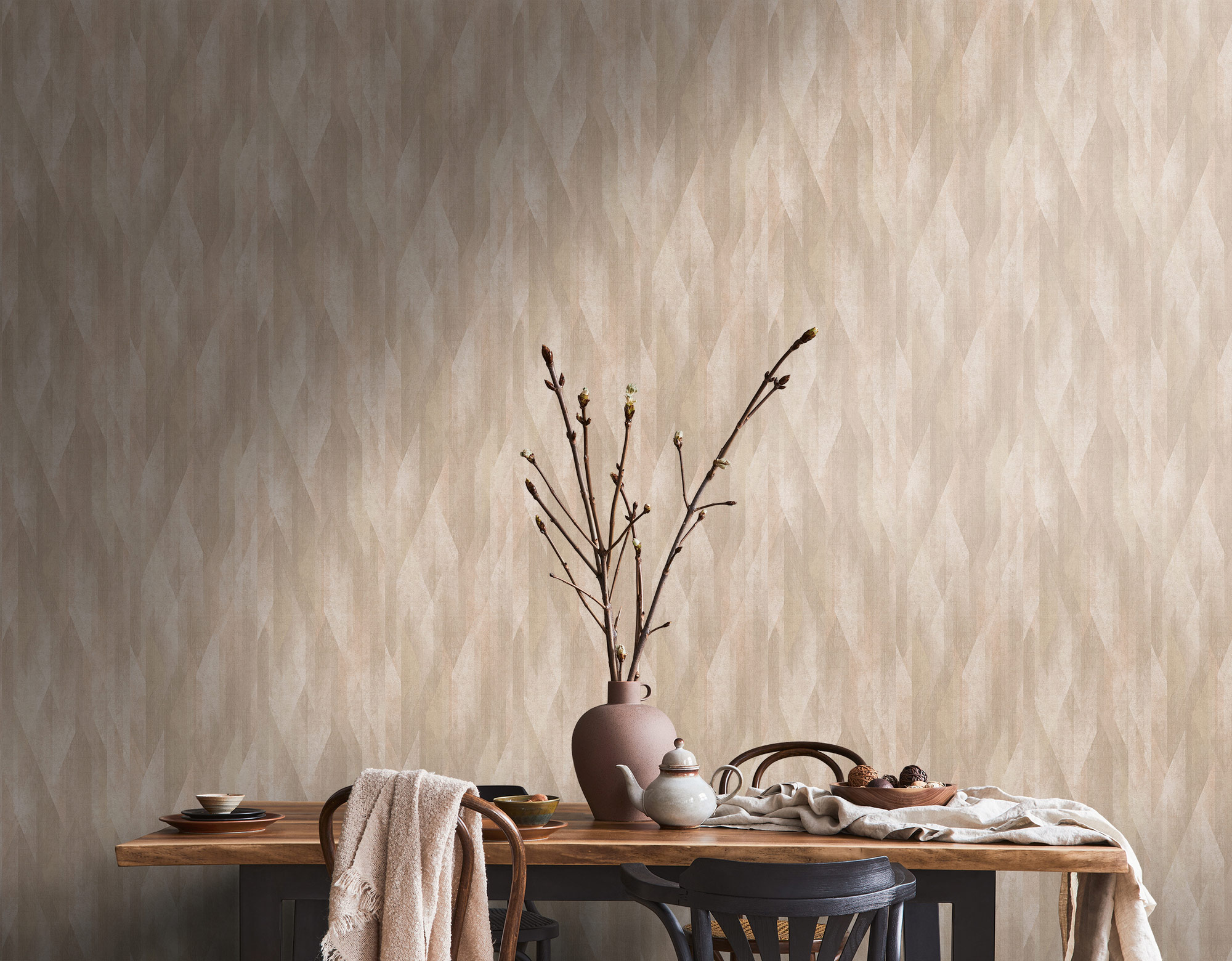 AS Vliestapete MS Travel Styles Art Deco Beige 391043