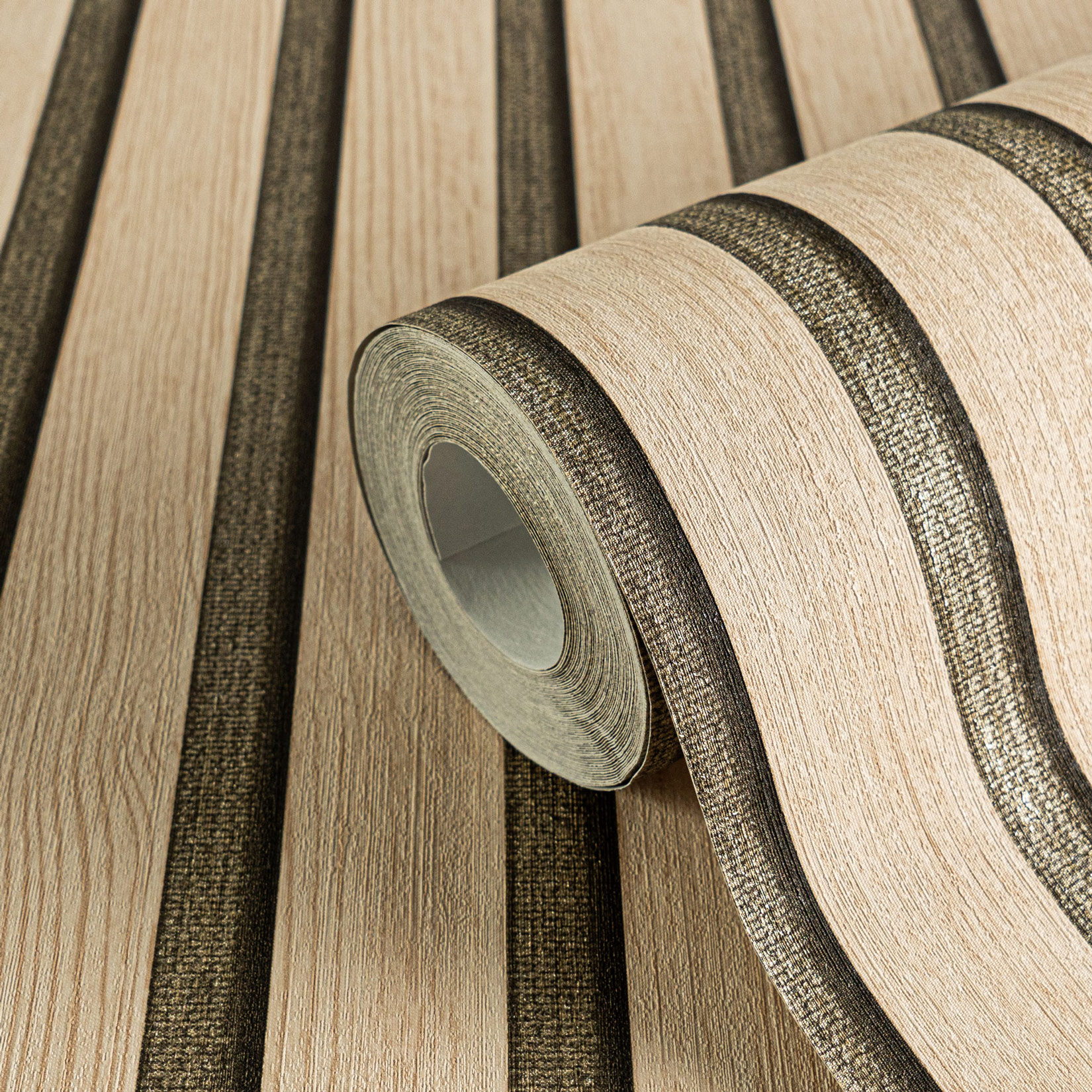 AS Vliestapete Hygge 3 Holzoptik Braun 786651