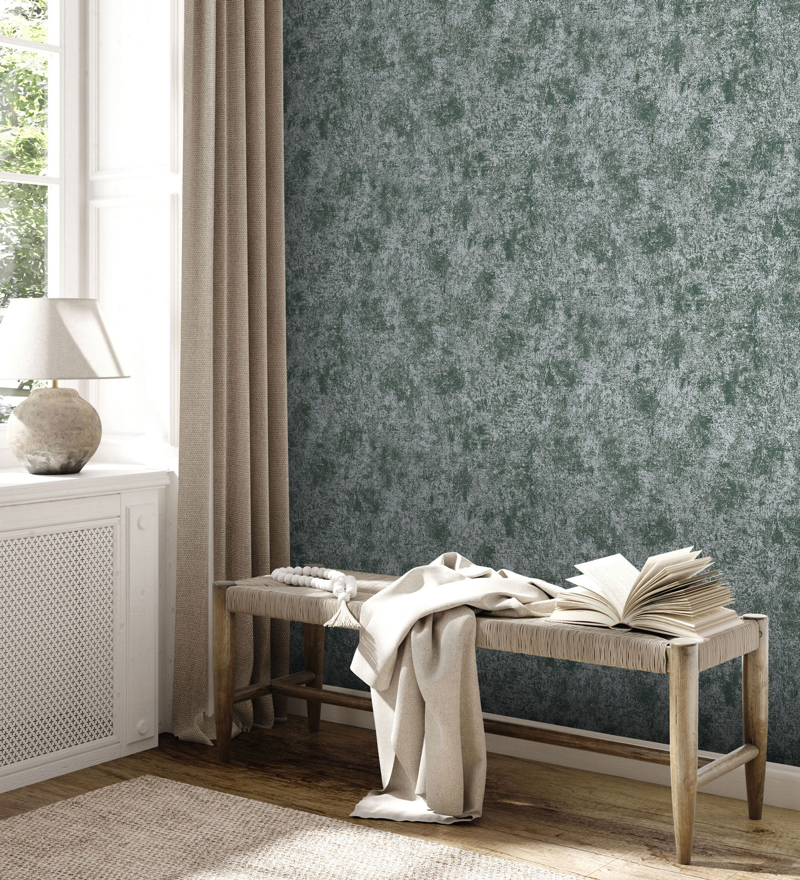 Livingwalls Vliestapete Premium Wall 2 einfarbig 389702