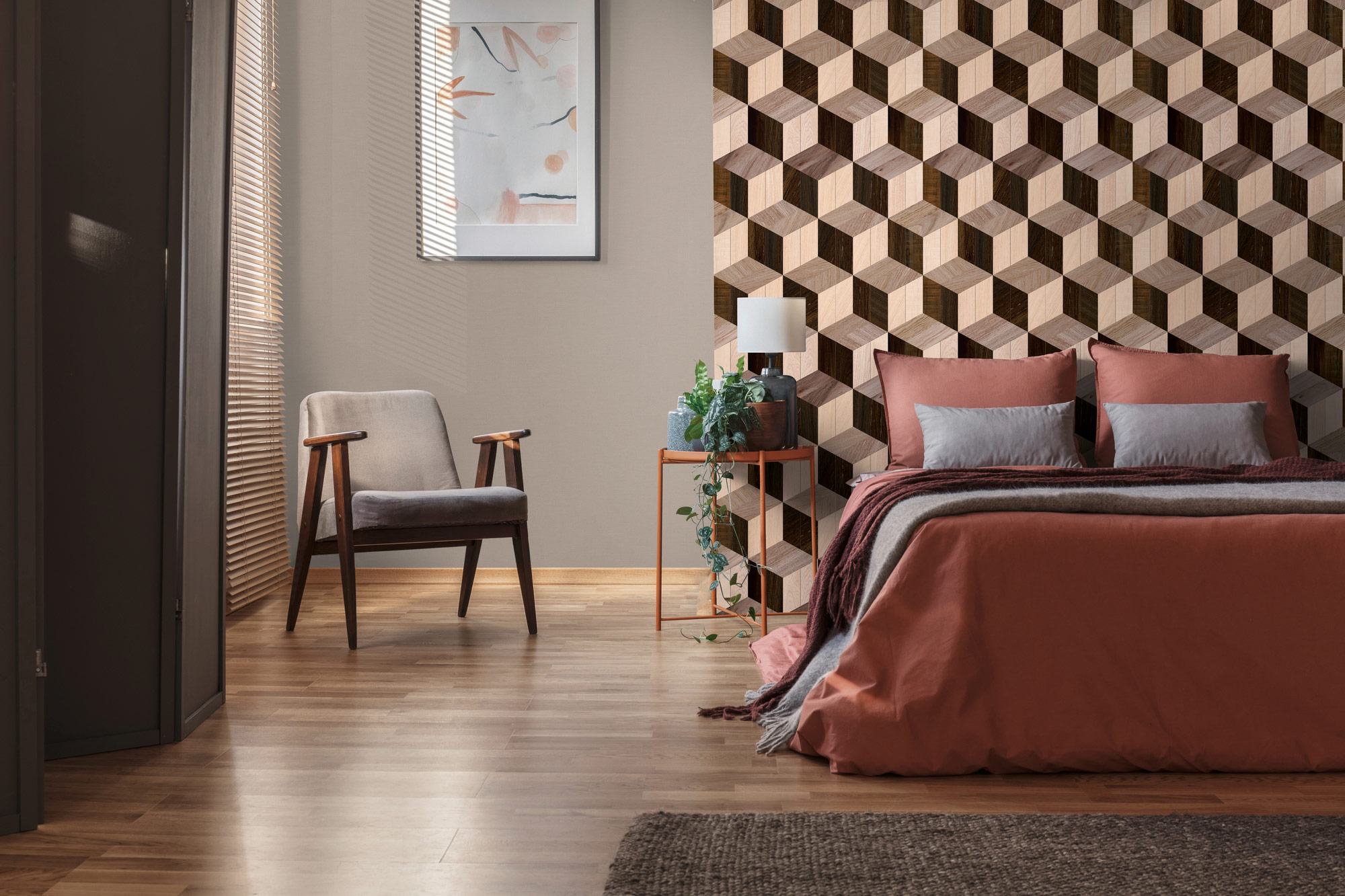 Livingwalls Vliestapete The Wall 3 3D Optik 398331