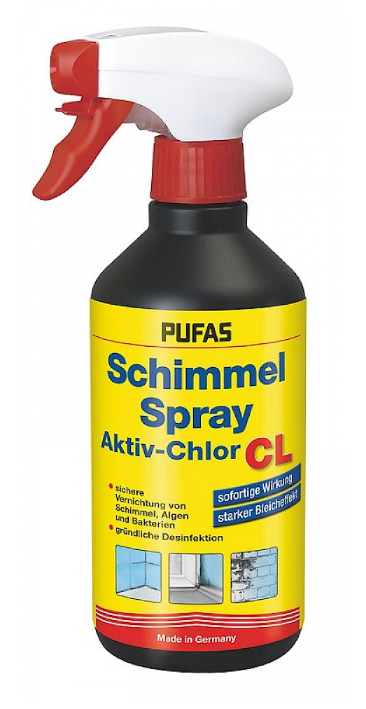 PUFAS Schimmel-Spray Aktiv-Chlor CL | 500 ml