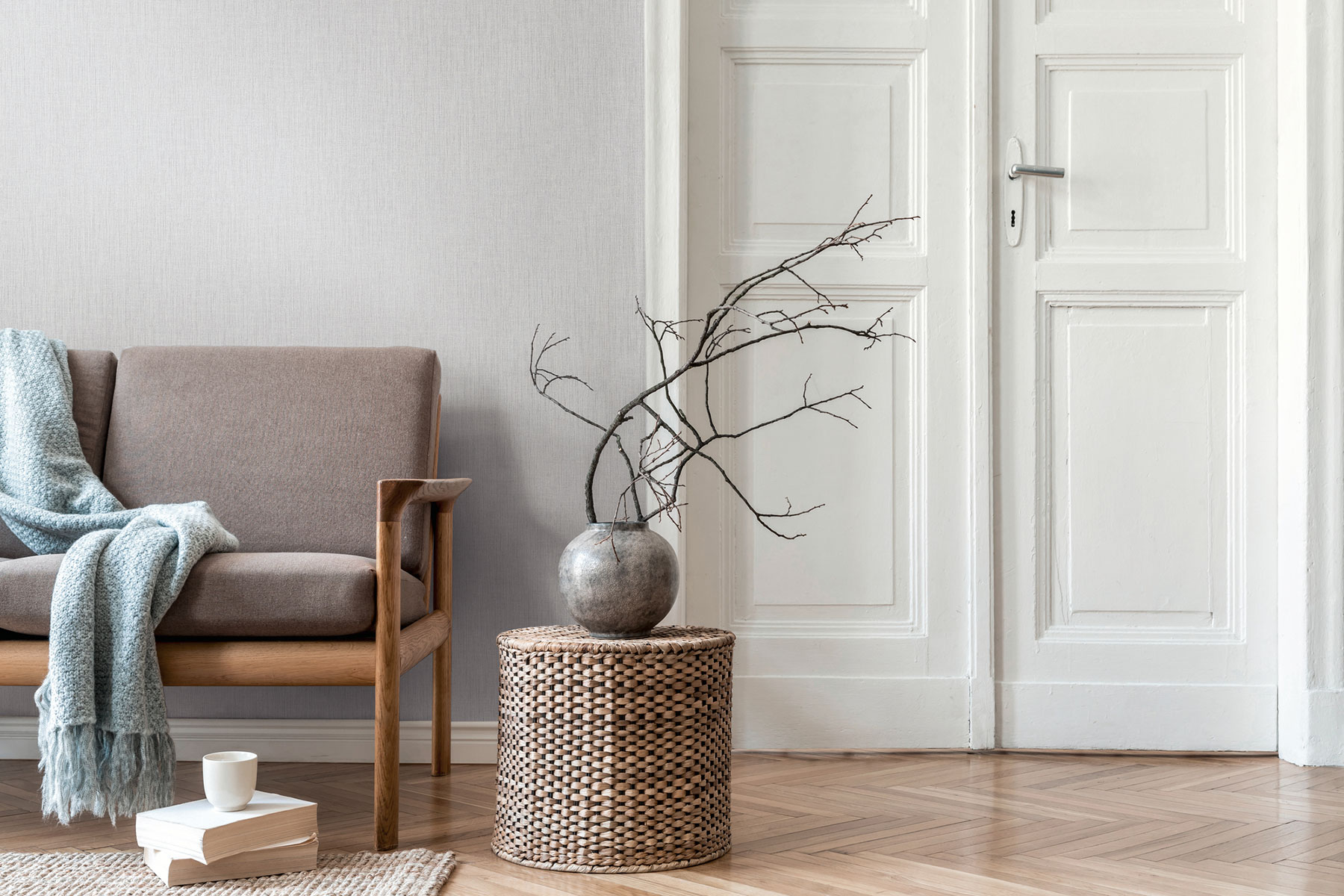 AS Vliestapete Daniel Hechter 7 Unis Hellgrau 379523