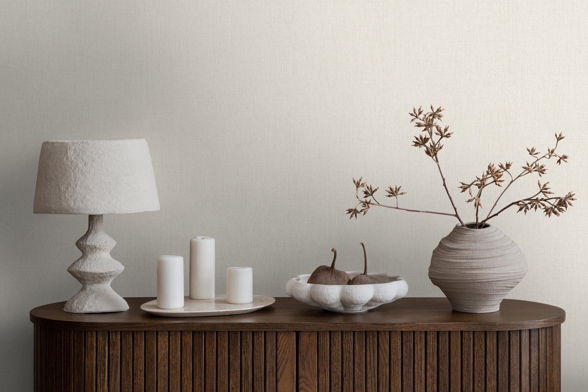 Livingwalls Vliestapete Stories of Life Uni Grau 396517