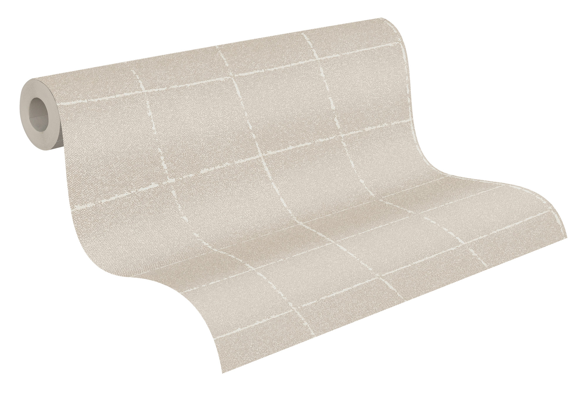 AS Vliestapete beige/creme Kachel New Elegance 375514