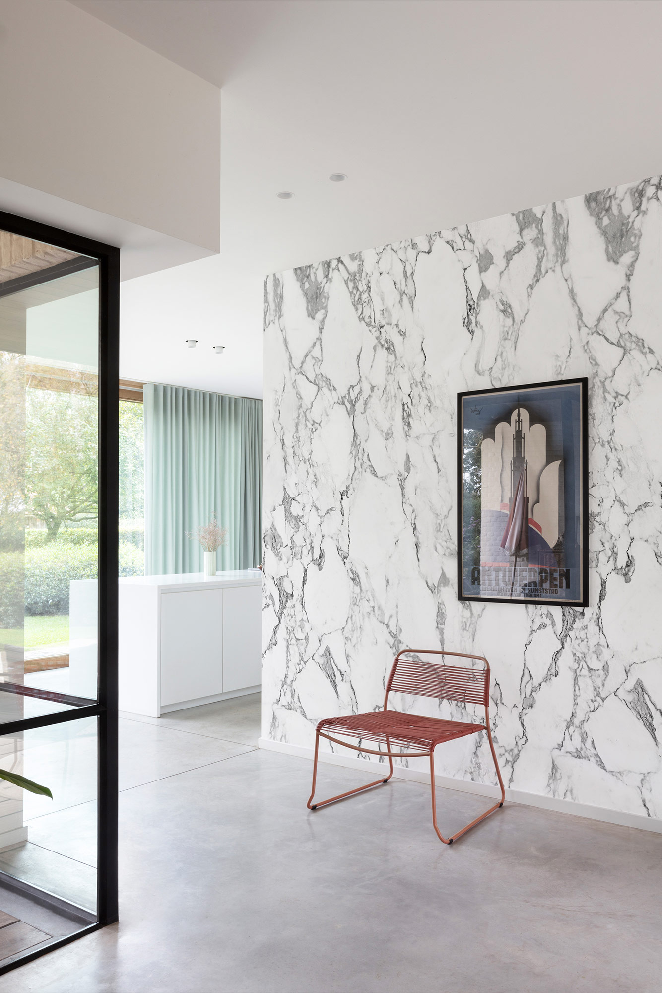 Grandeco Wandbild Eine Rolle ein Motiv 2 Marmor A52501