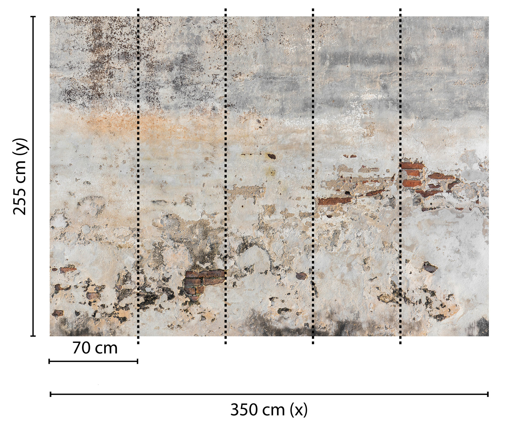 AS Fototapete Designwalls Old Wall Mauer Wand DD118764