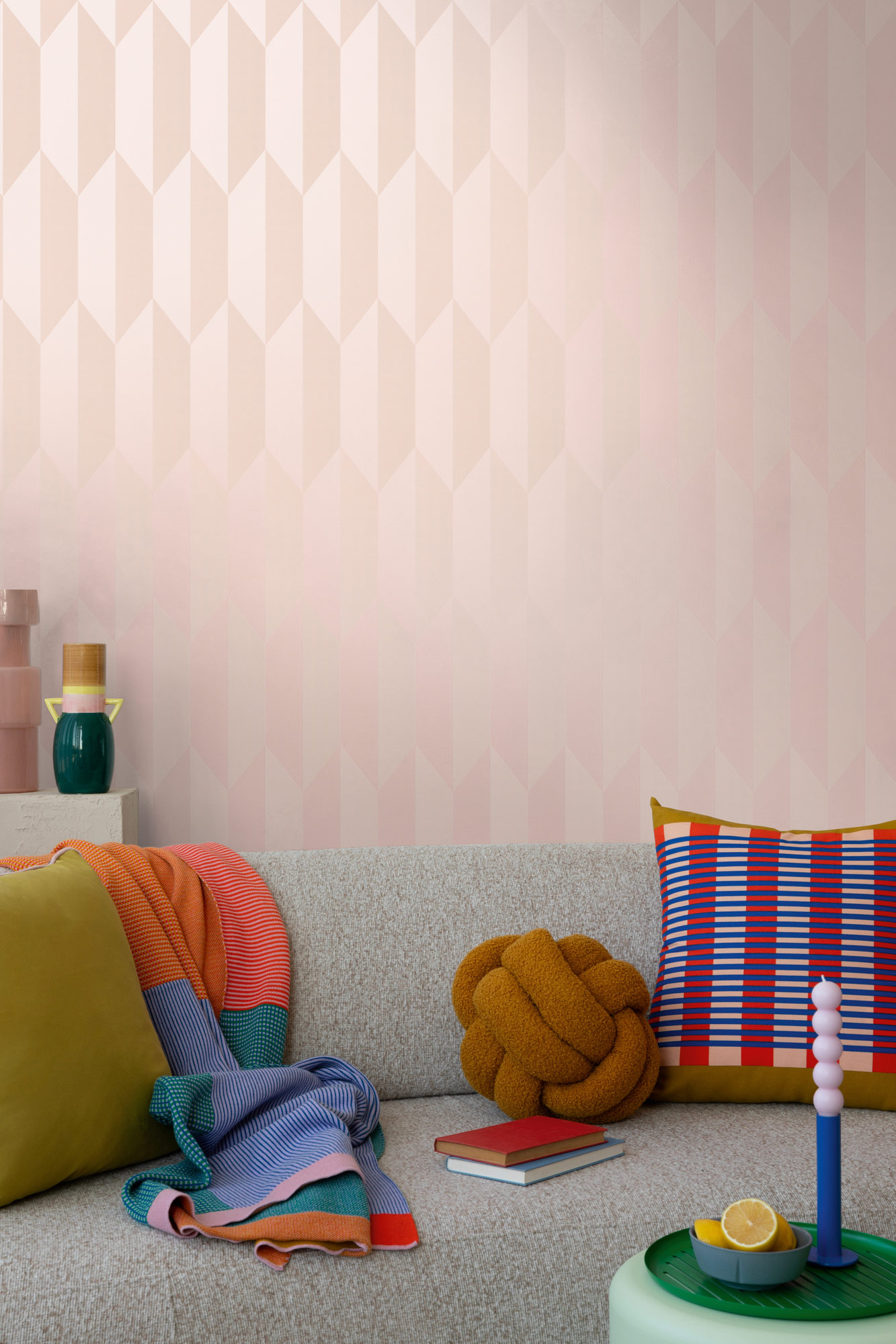 AS Vliestapete CosmoLiving 3D Rosa 790862