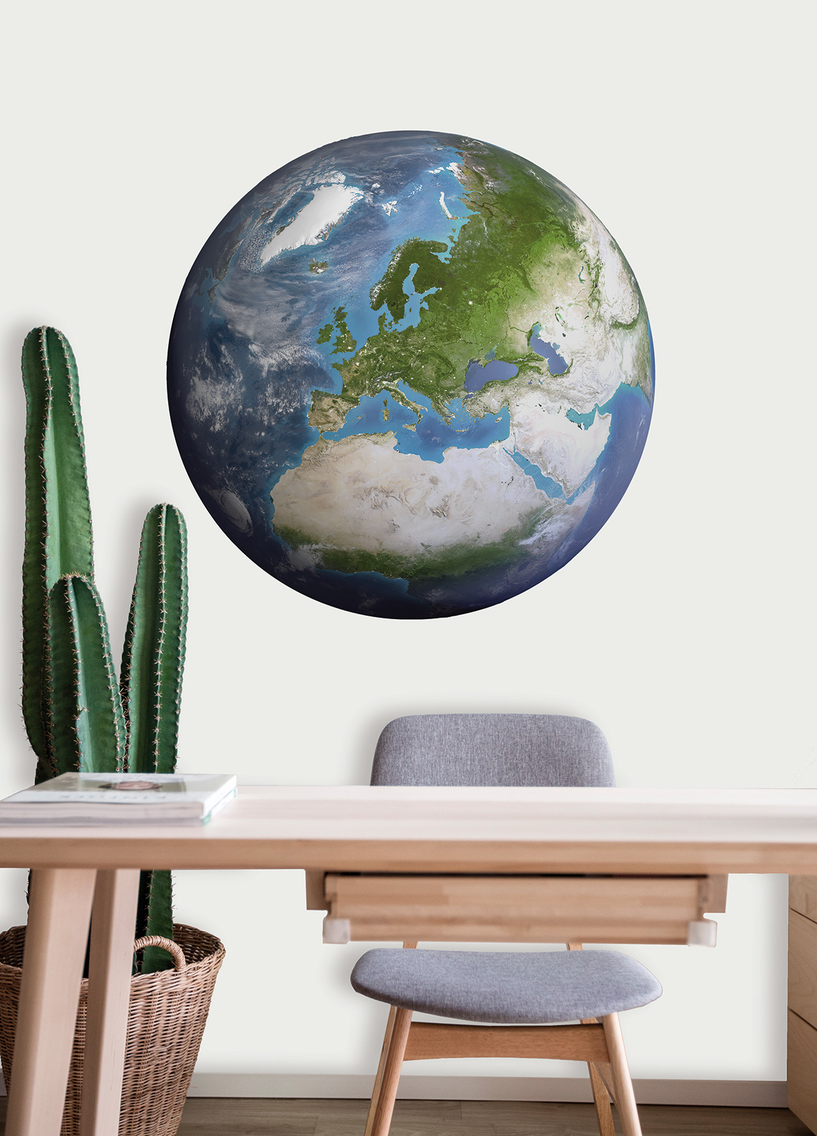 Thomas Fototapete Platin Formen Erde Planet blau