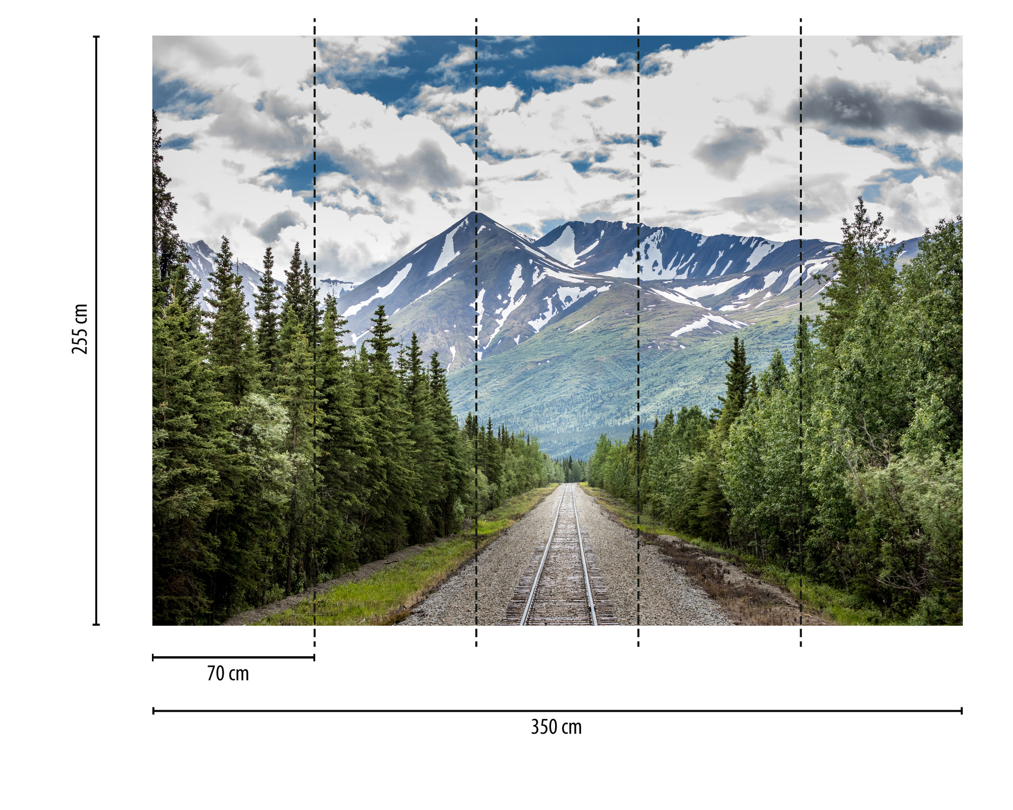 AS Fototapete Designwalls 2 Landschaft Berge DD123690