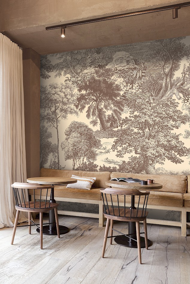 Masureel Fototapete Panel Amazone Salcey Taupe DGSAL1041260