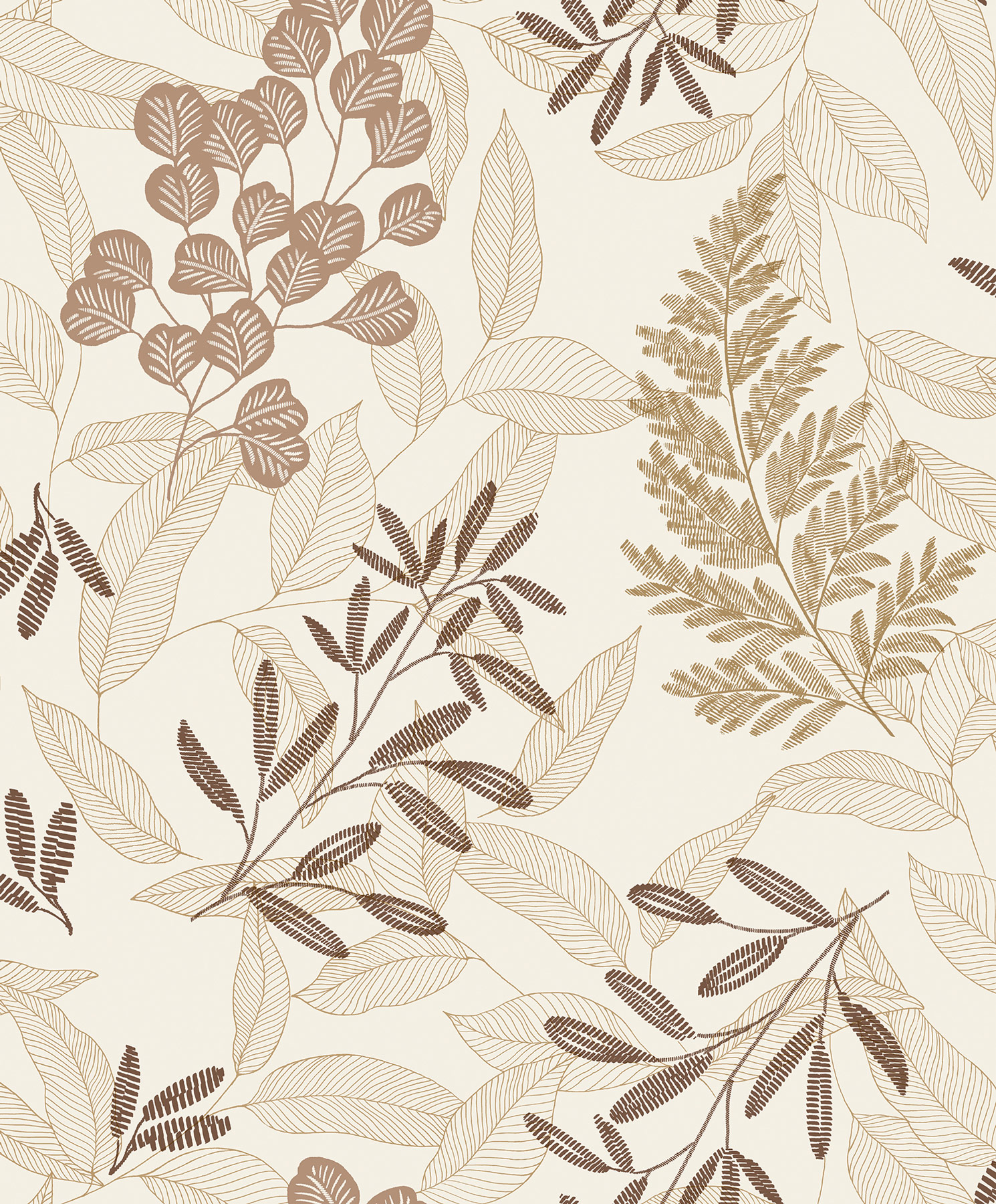 Grandeco Vliestapete Ciara Floral beige-creme A63902