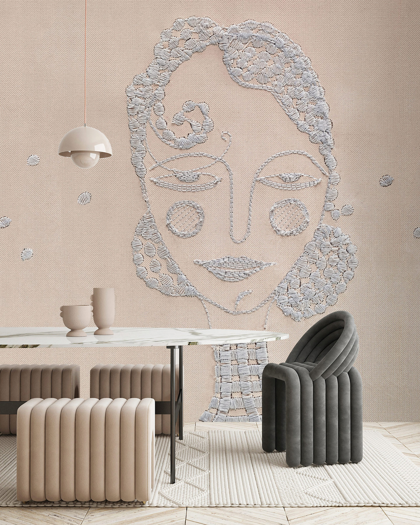 AS Fototapete Walls by Patel 5 Frau Beige DD134351