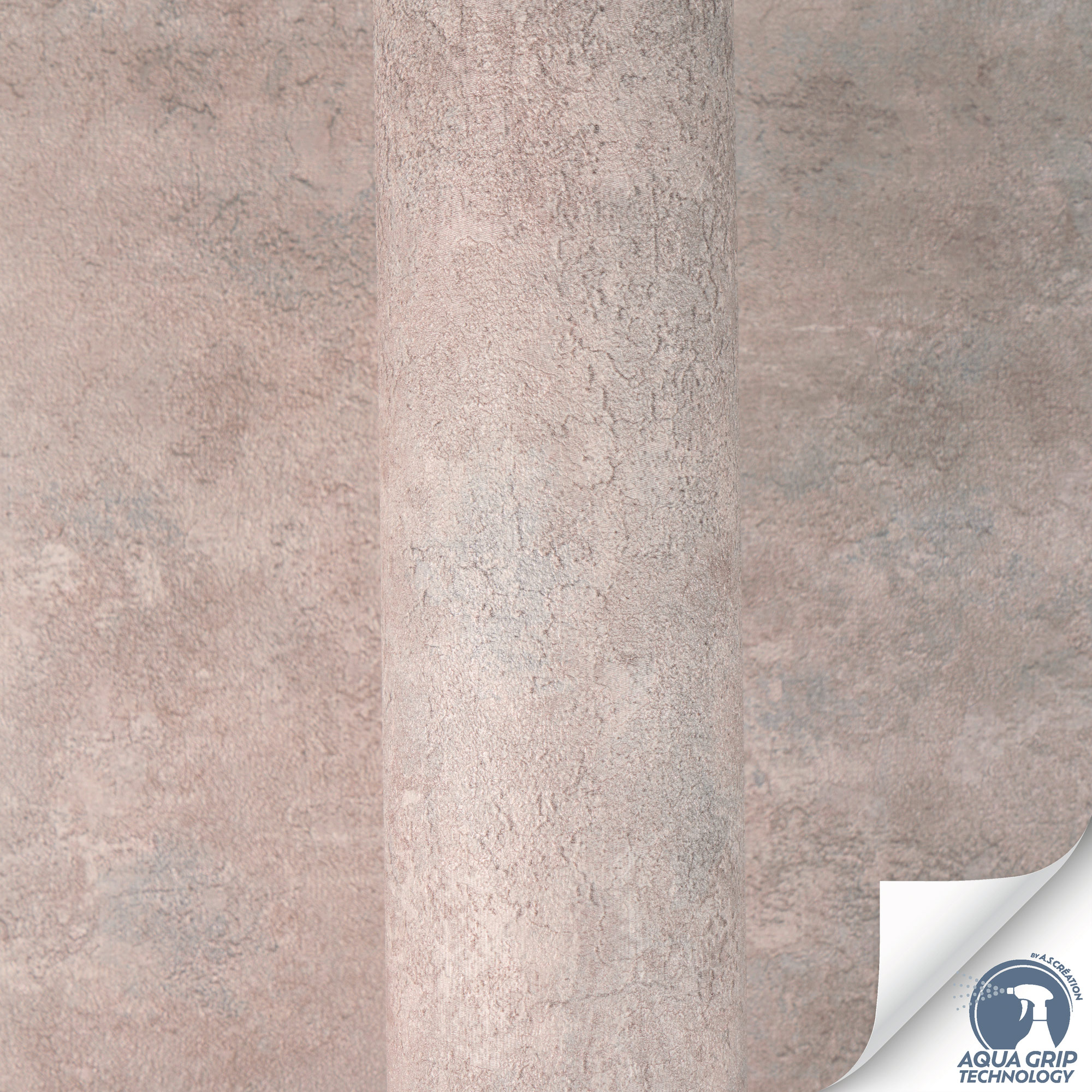 AS Vliestapete Cosiness Designdrop 2 Struktur Grau 793185