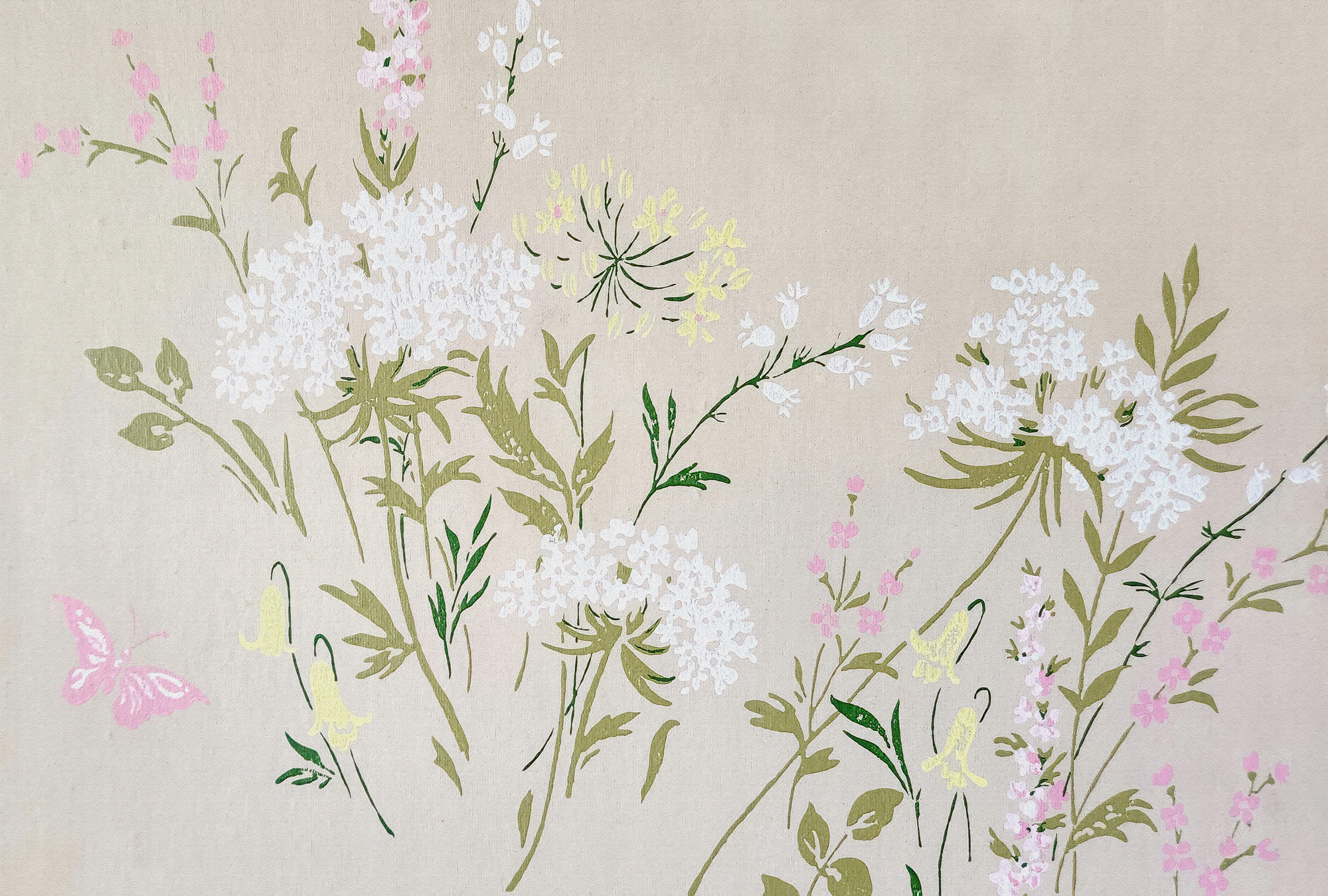 AS Fototapete Walls by Patel 5 Blumen Beige DD134747