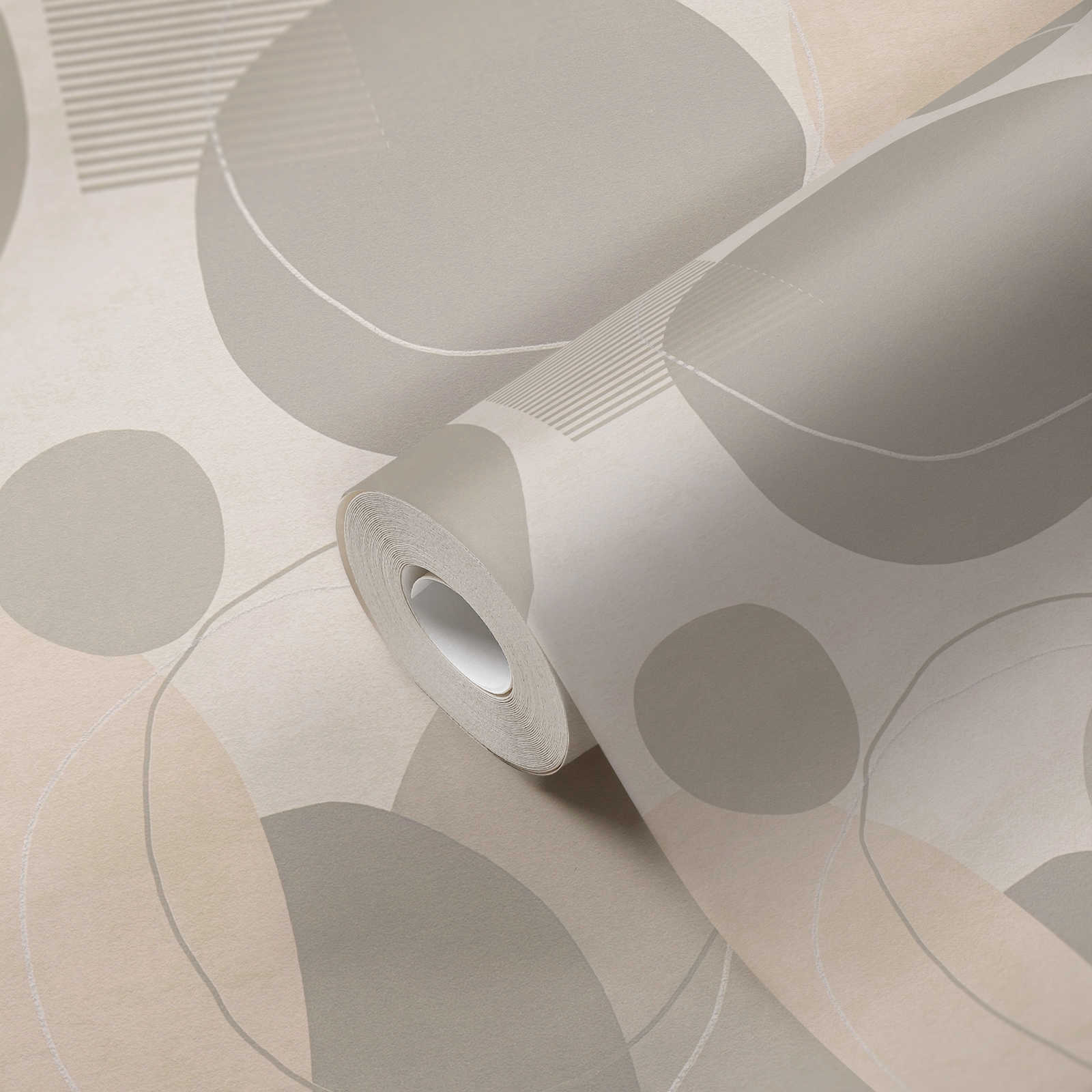 AS Creation Vliestapete Geo Effect grau 385954