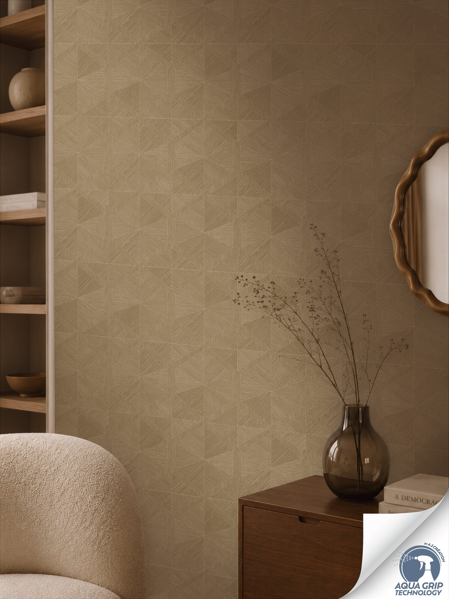 AS Vliestapete Cosiness Designdrop 2 Grafik Beige 793195