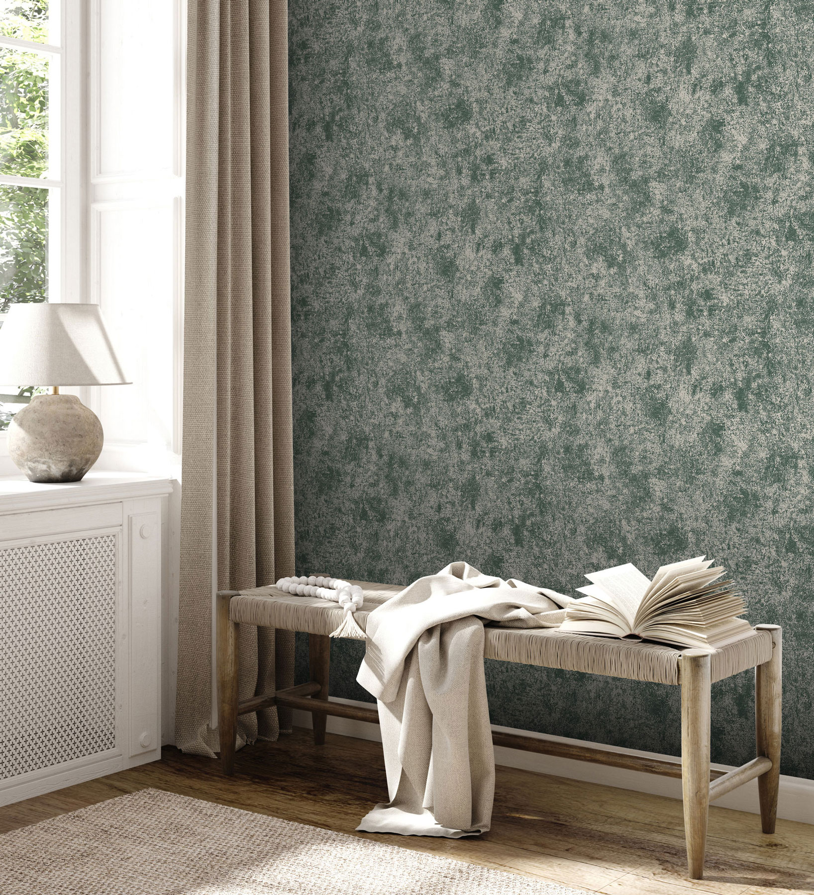 Livingwalls Vliestapete Premium Wall 2 einfarbig 389701
