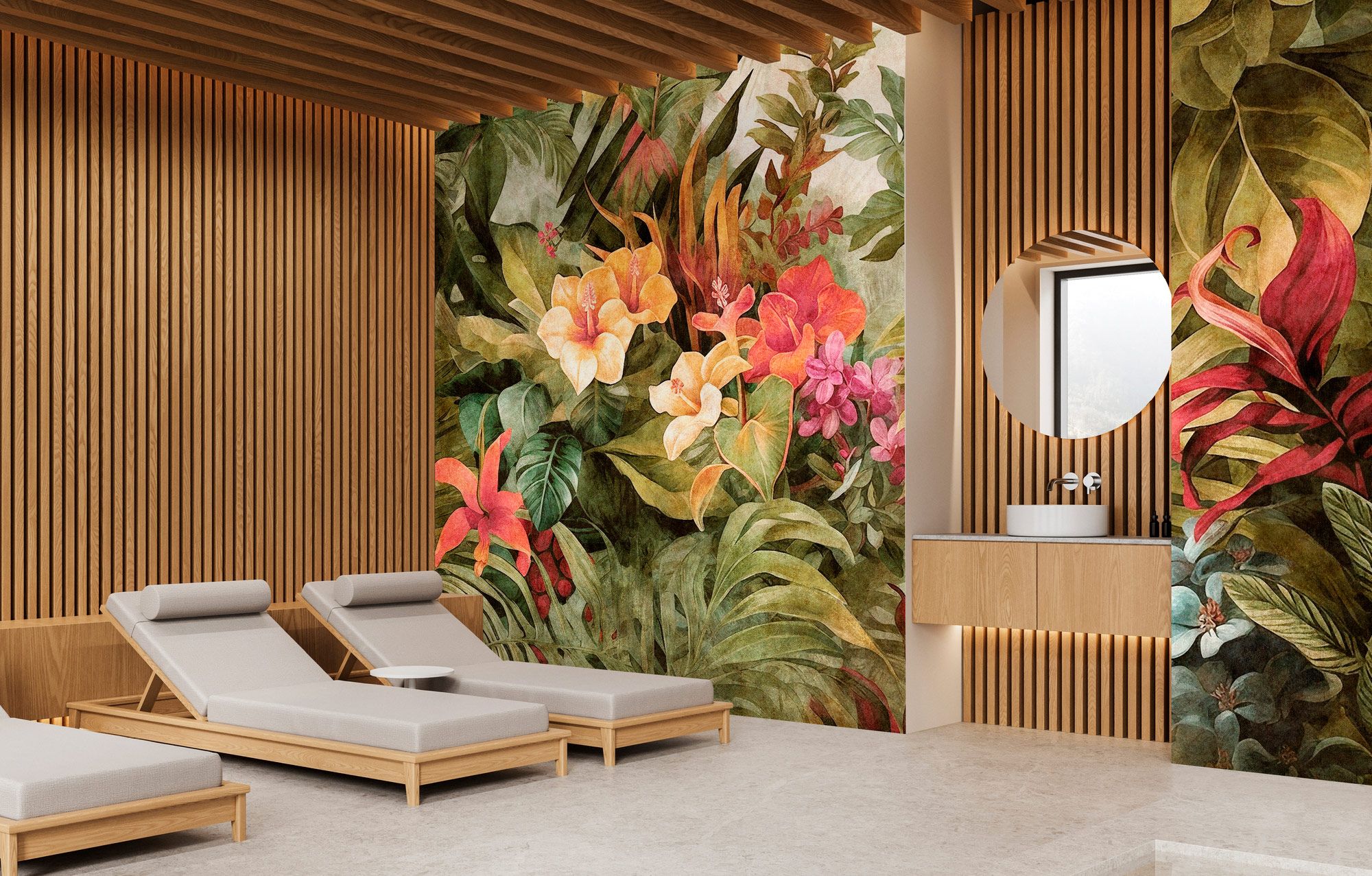 AS Fototapete Walls by Patel 5 Dschungel Grün DD134255