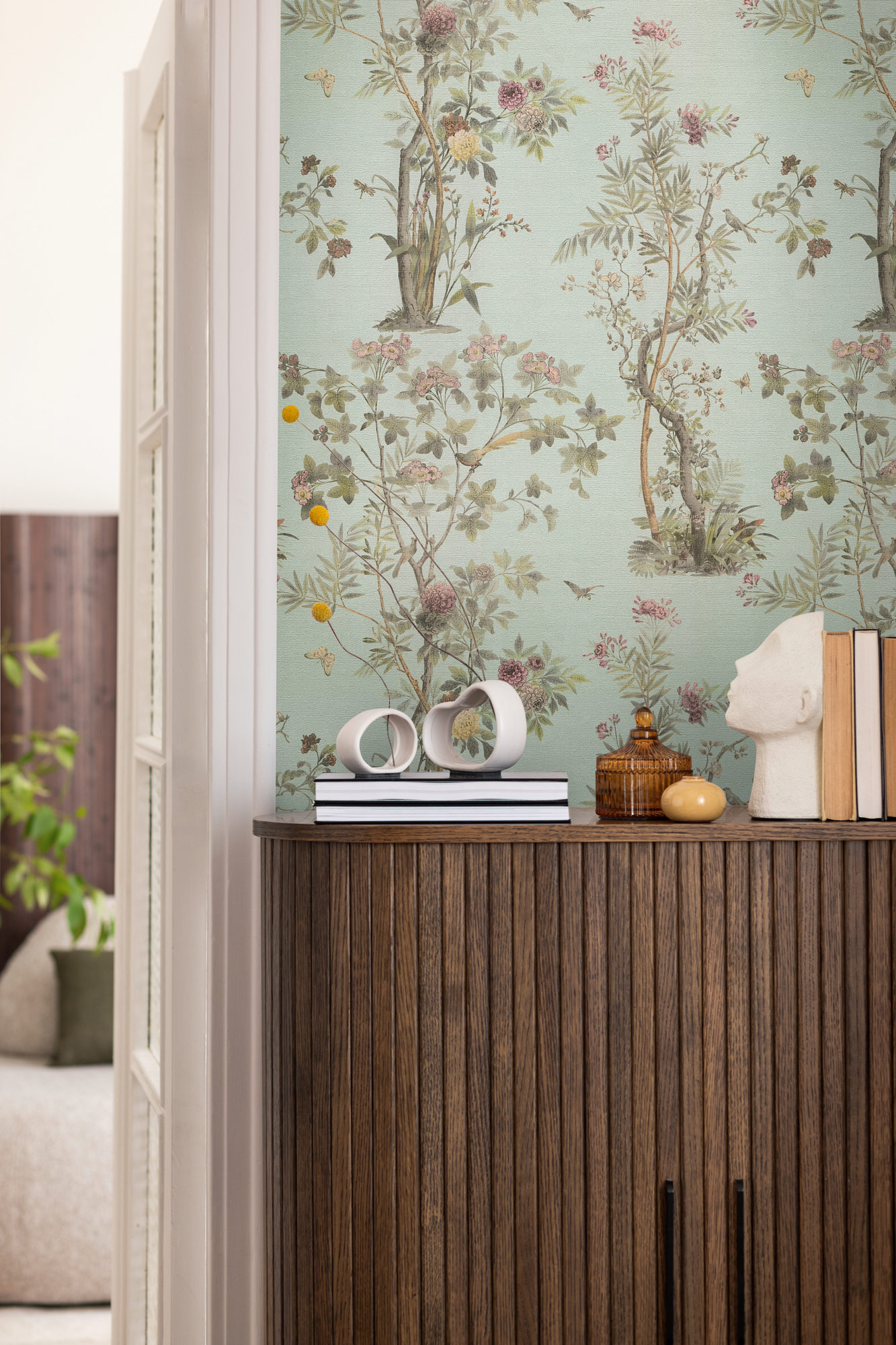 AS Vliestapete History of Art 2 Floral Braun 790435