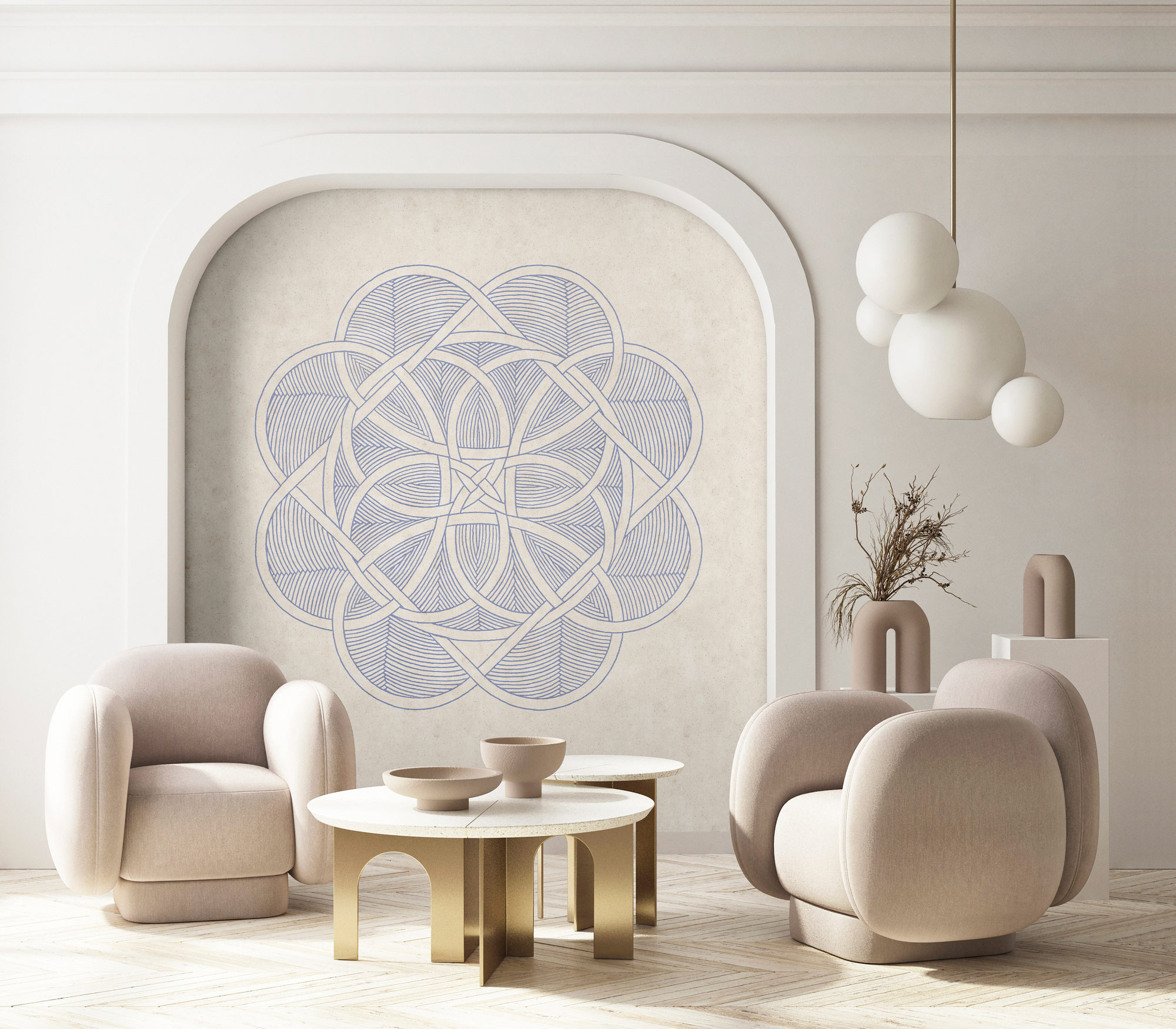 AS Fototapete Walls by Patel 5 Blüte Creme DD134489