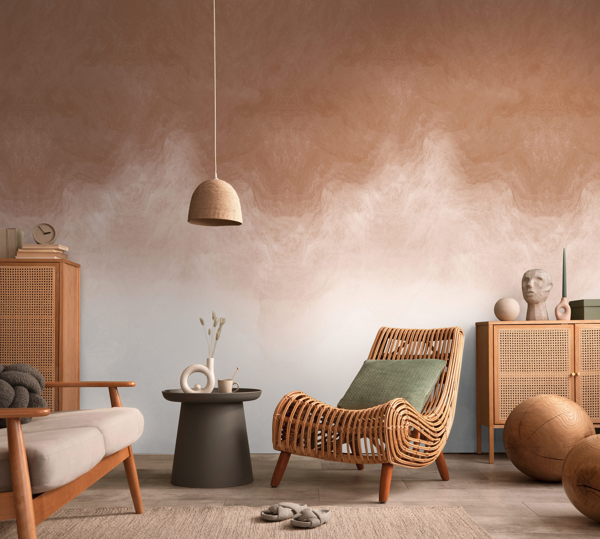AS Fototapete MS Vibes & Styles Farbverlauf Braun 792164