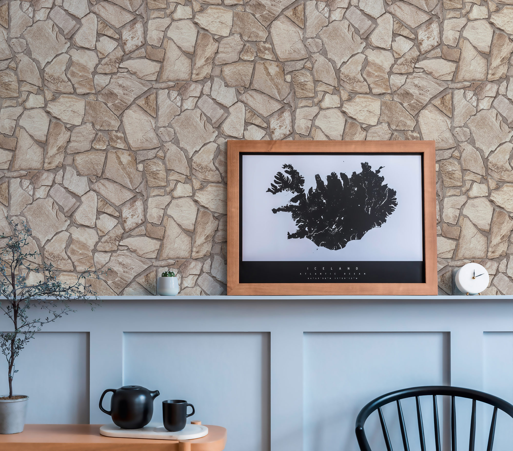 AS Vliestapete Terra Steinoptik grau 389343