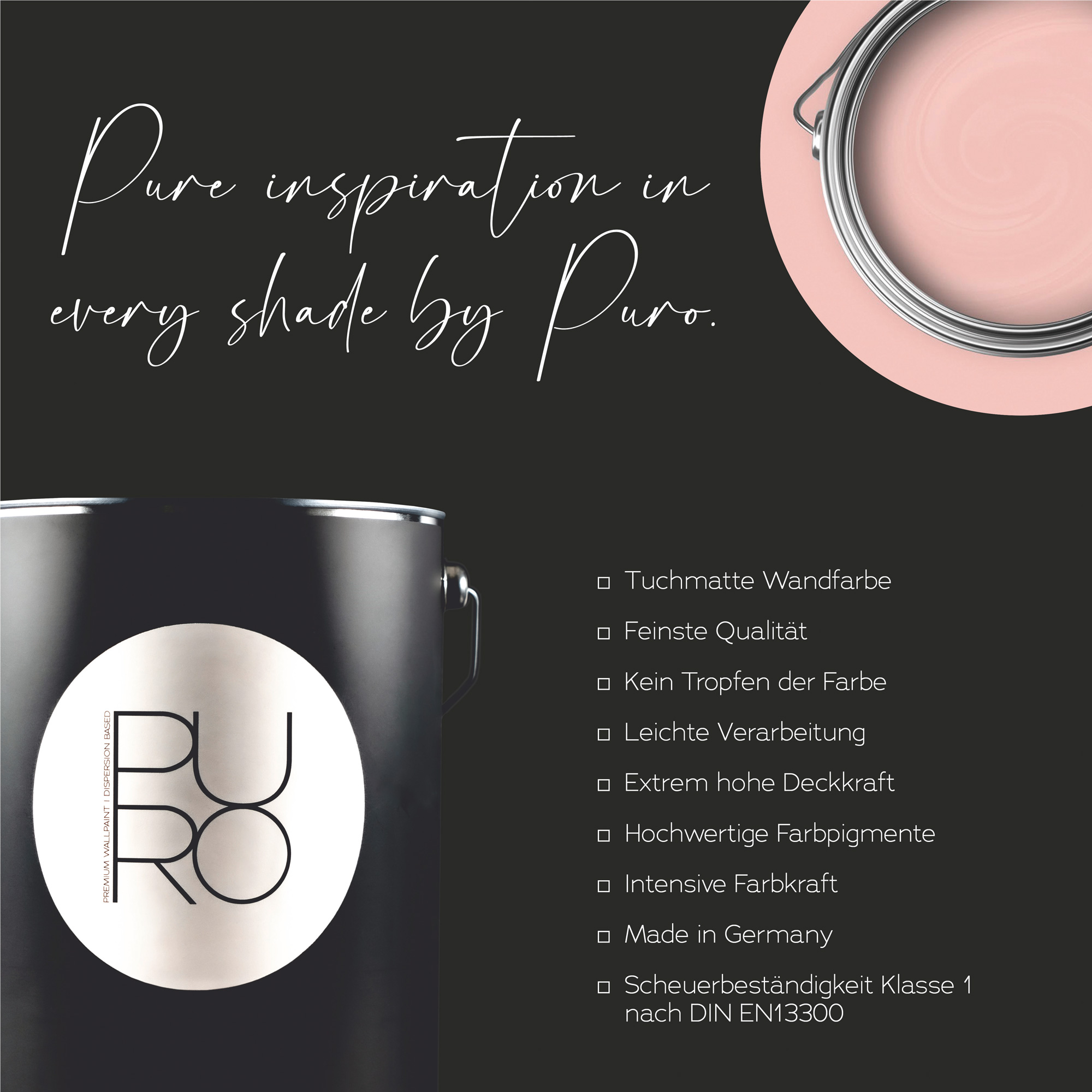 AS Premium Innenwandfarbe Puro c2015 varied red 2,5 L