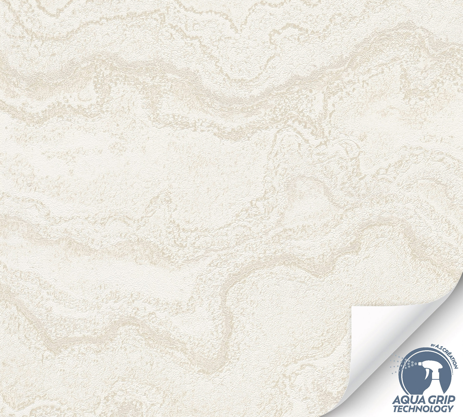 AS Vliestapete Cosiness Designdrop 2 Marmor Weiß 793164