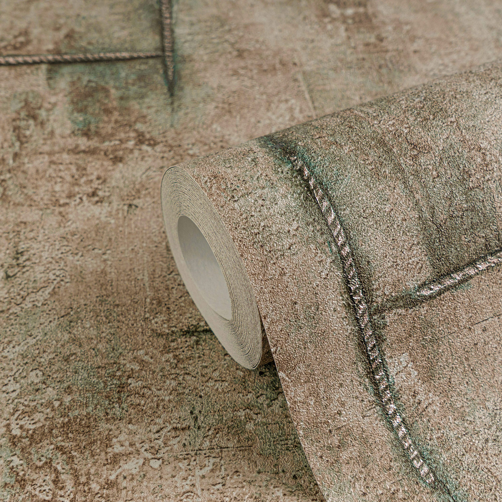 AS Vliestapete CosmoLiving Betonoptik Braun 790854