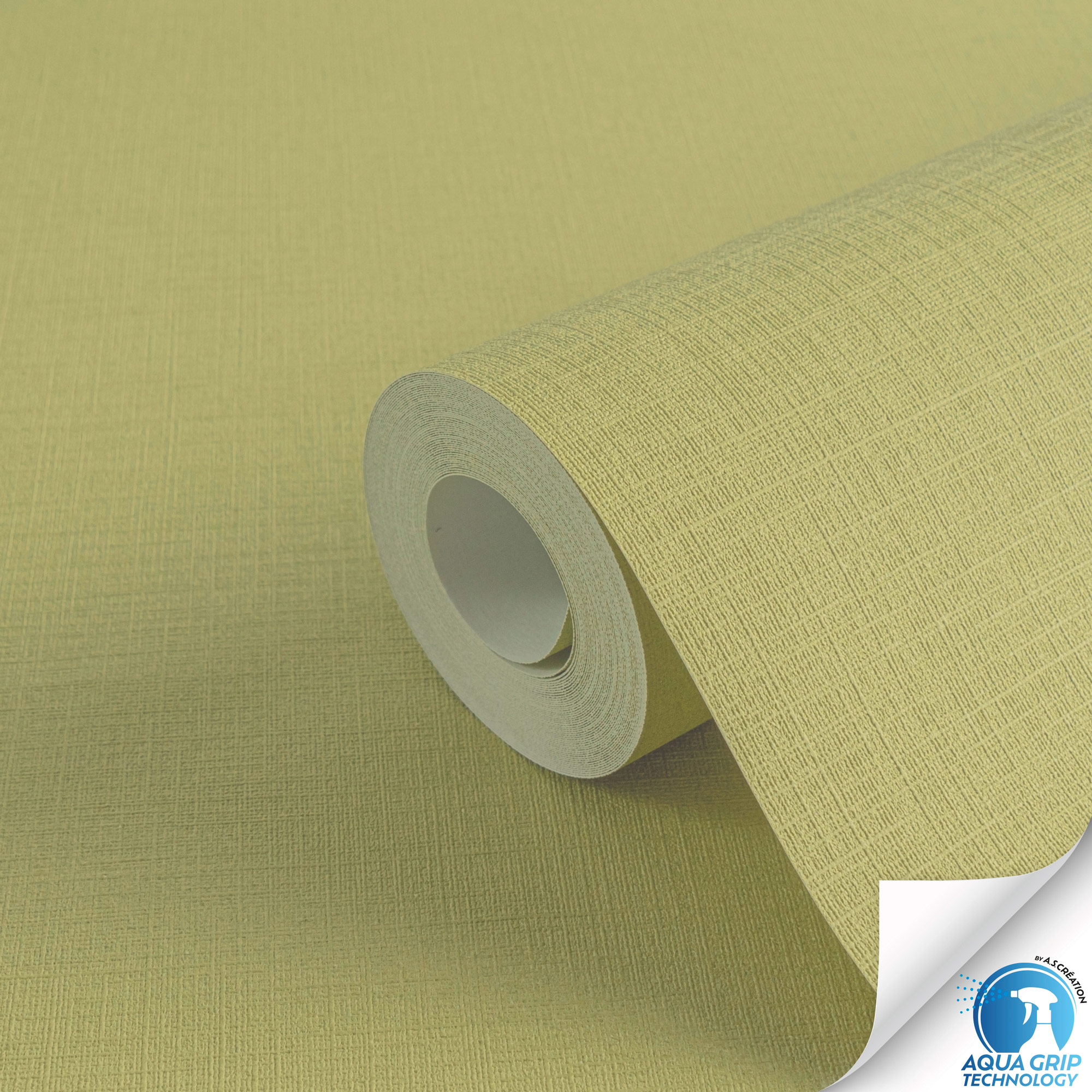 AS Vliestapete WOW Designdrop Unitapete Grün 784993