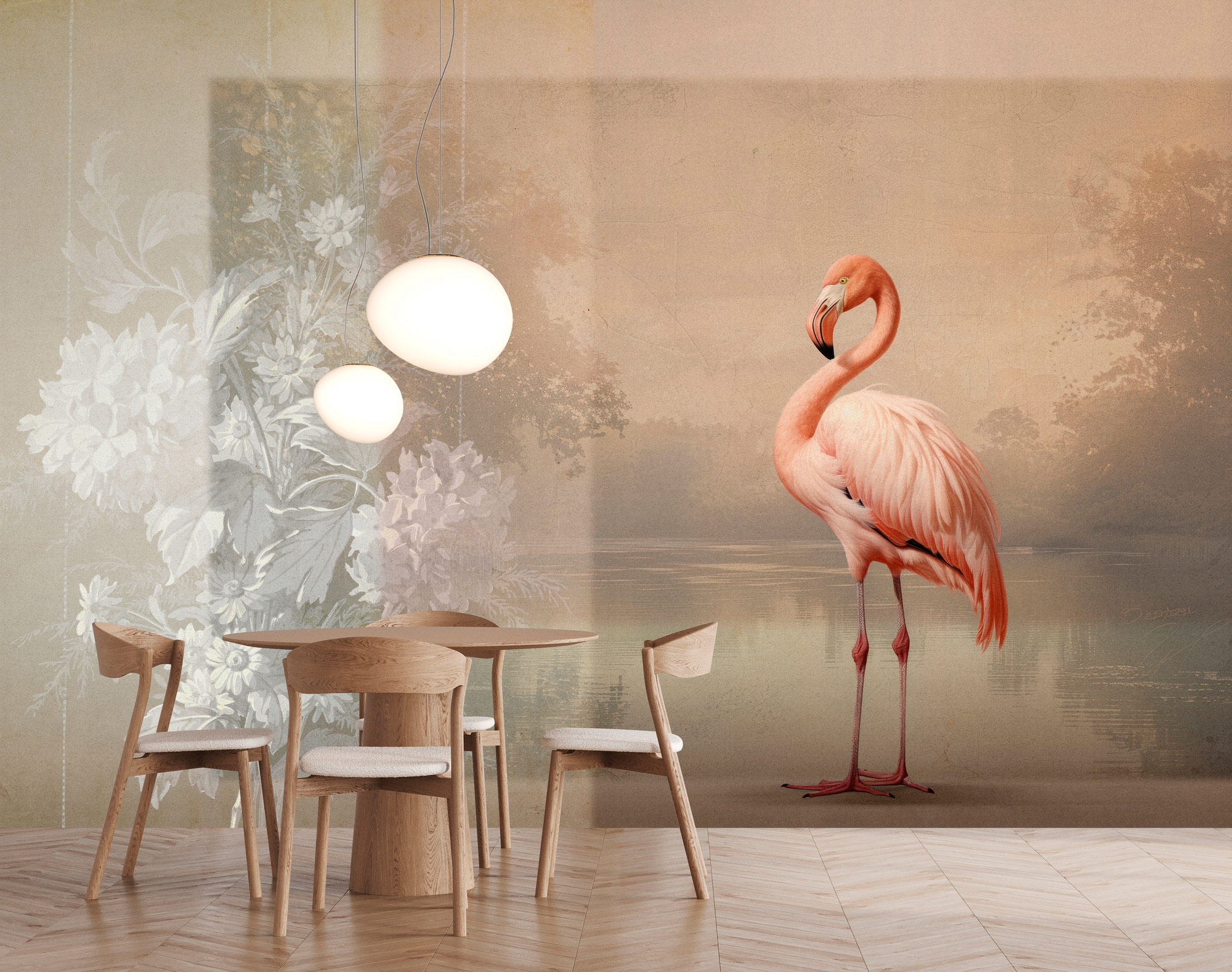 AS Fototapete Walls by Patel 5 Flamingo Beige DD134615