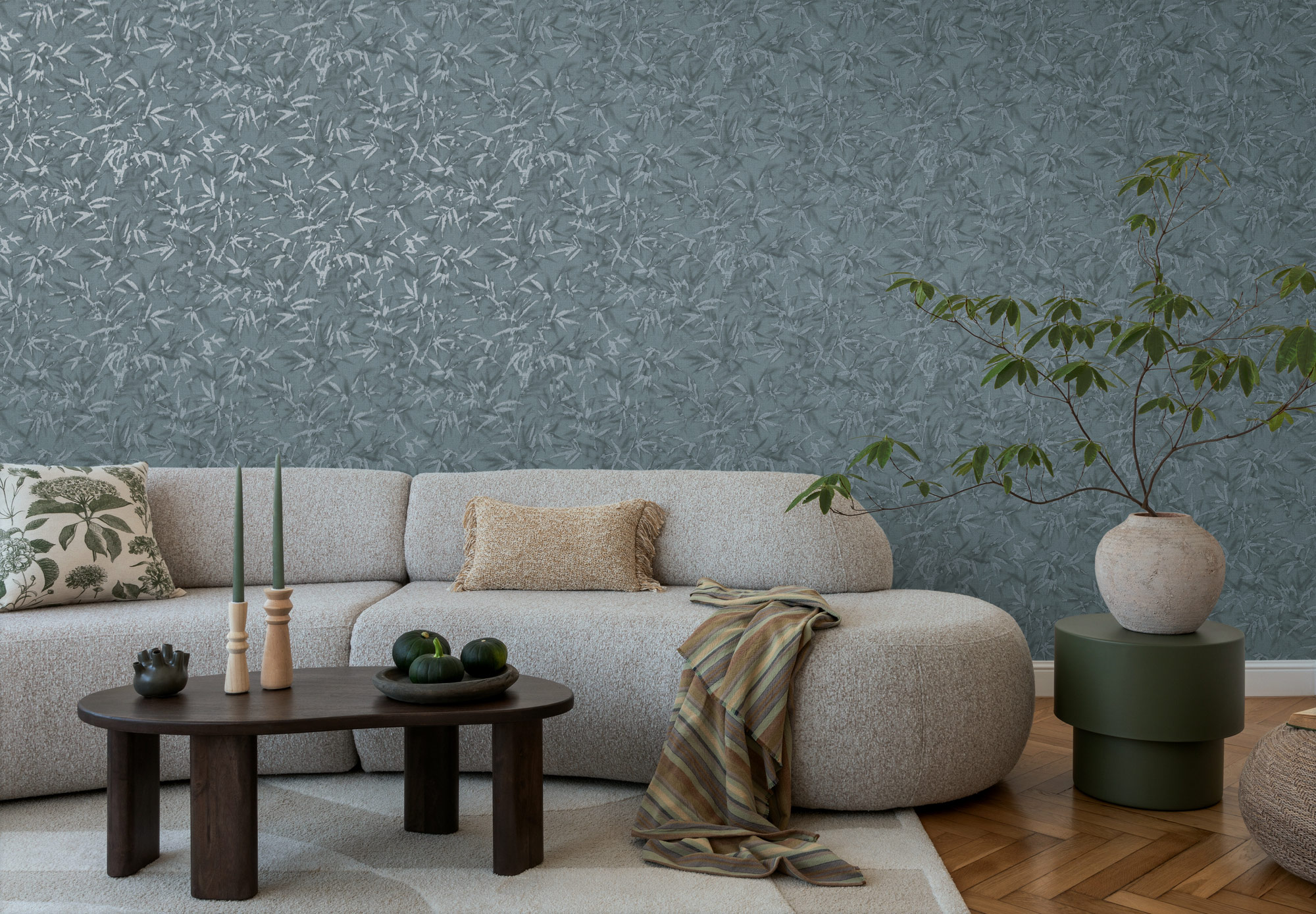 AS Vliestapete History of Art 2 Floral Blau 790466