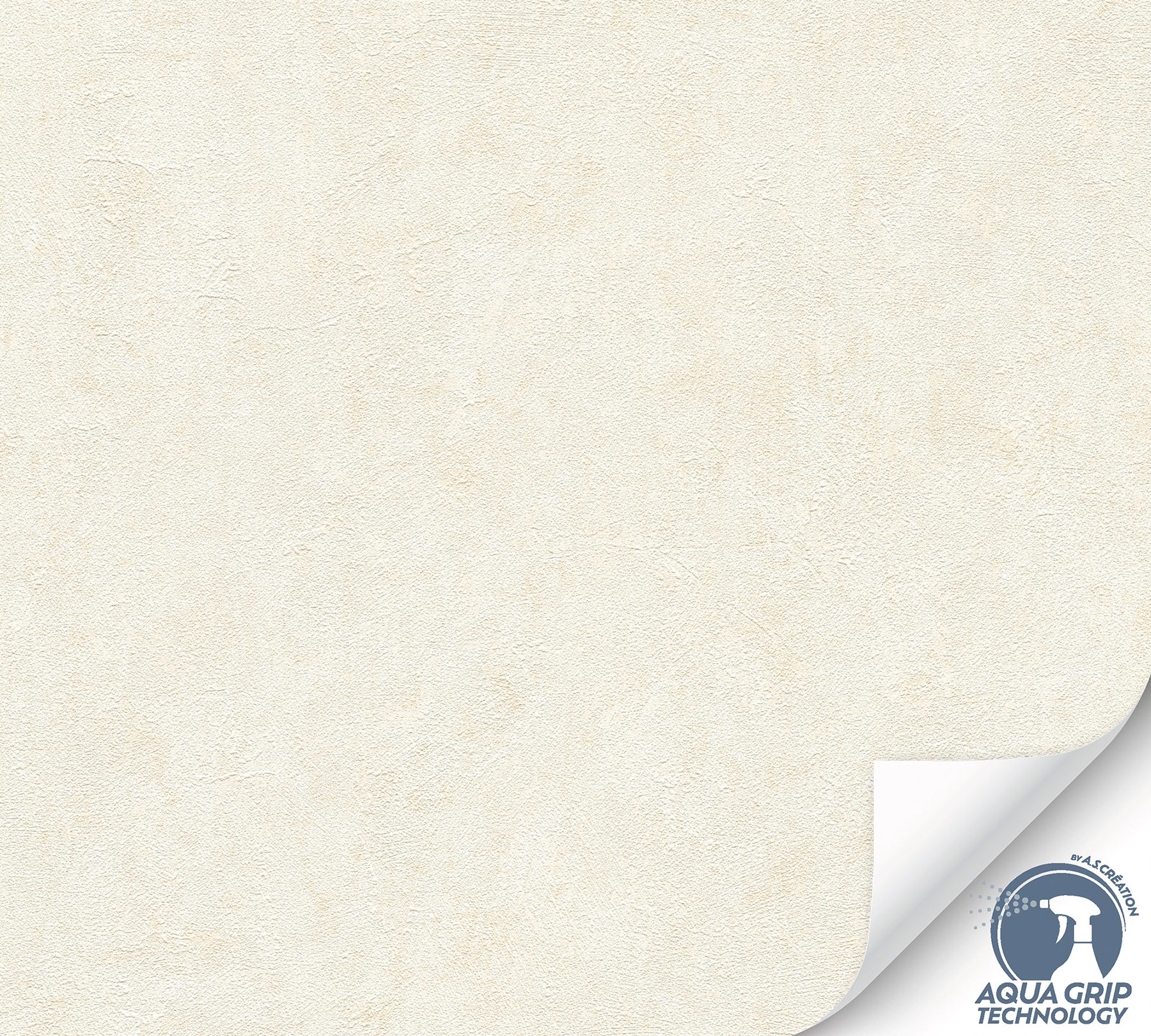 AS Vliestapete Cosiness Designdrop 2 Uni Creme 793151