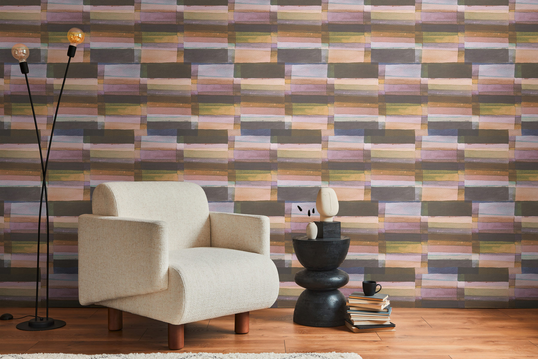 AS Vliestapete Anna d'Andrea Abstrakt Braun 782252