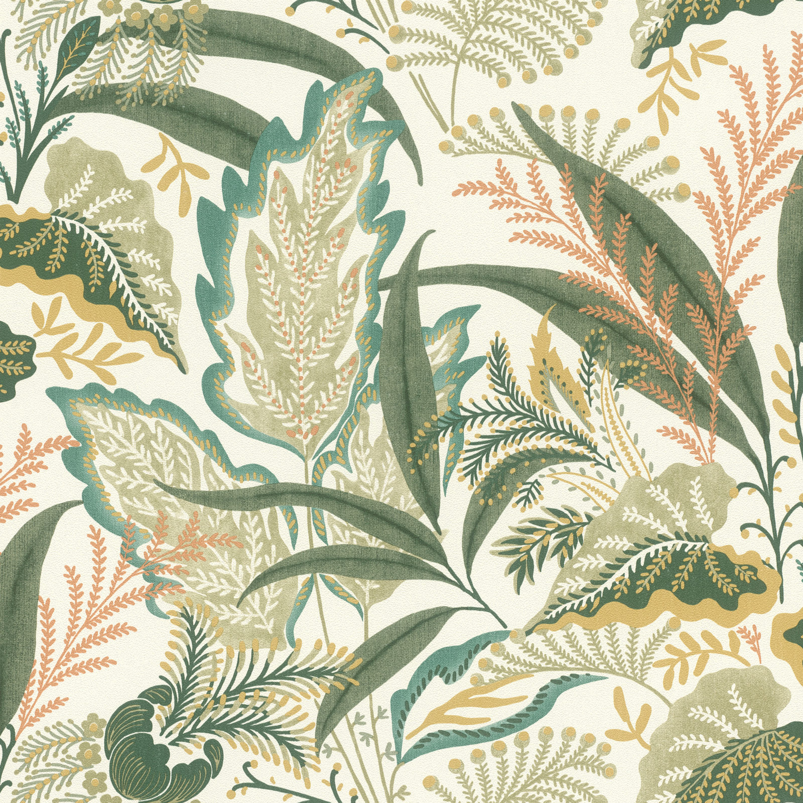 Rasch Vliestapete Beltesto Grün moosgrün Botanical 794762