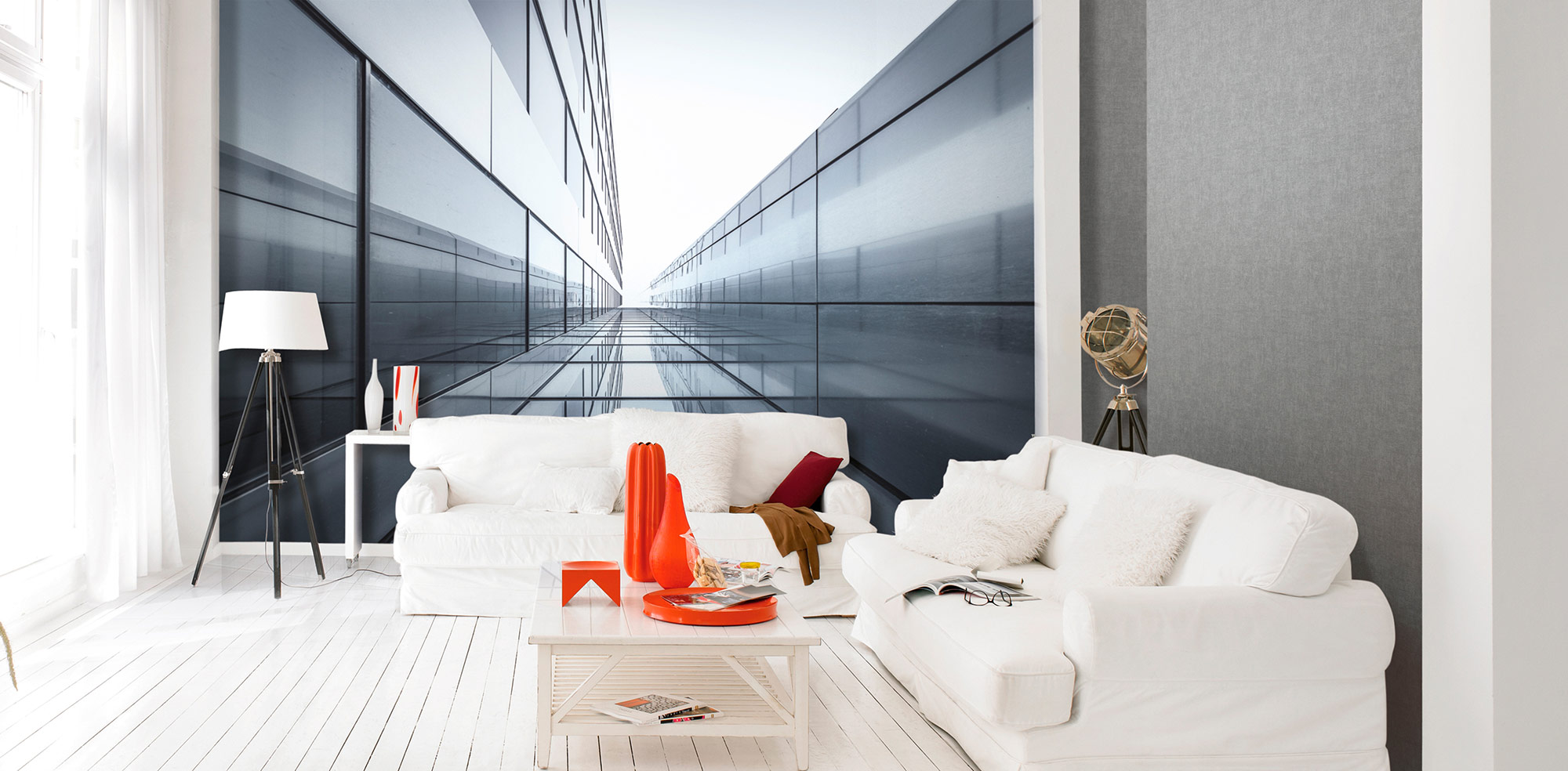 Rasch Fototapete Magic Walls Fabrik Wolkenkratzer 101201