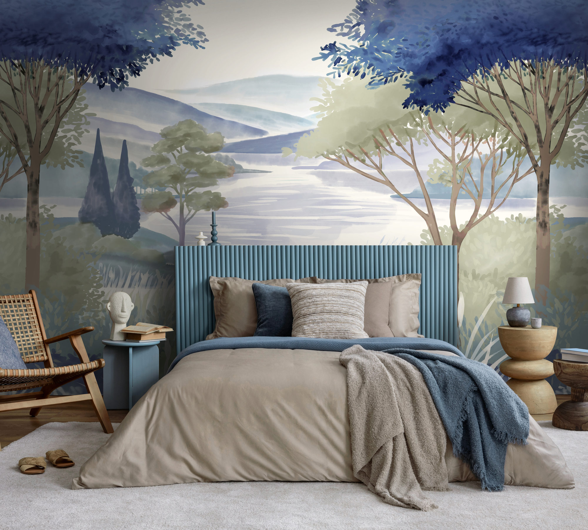 AS Fototapete The Wall 4 See Blau 792224