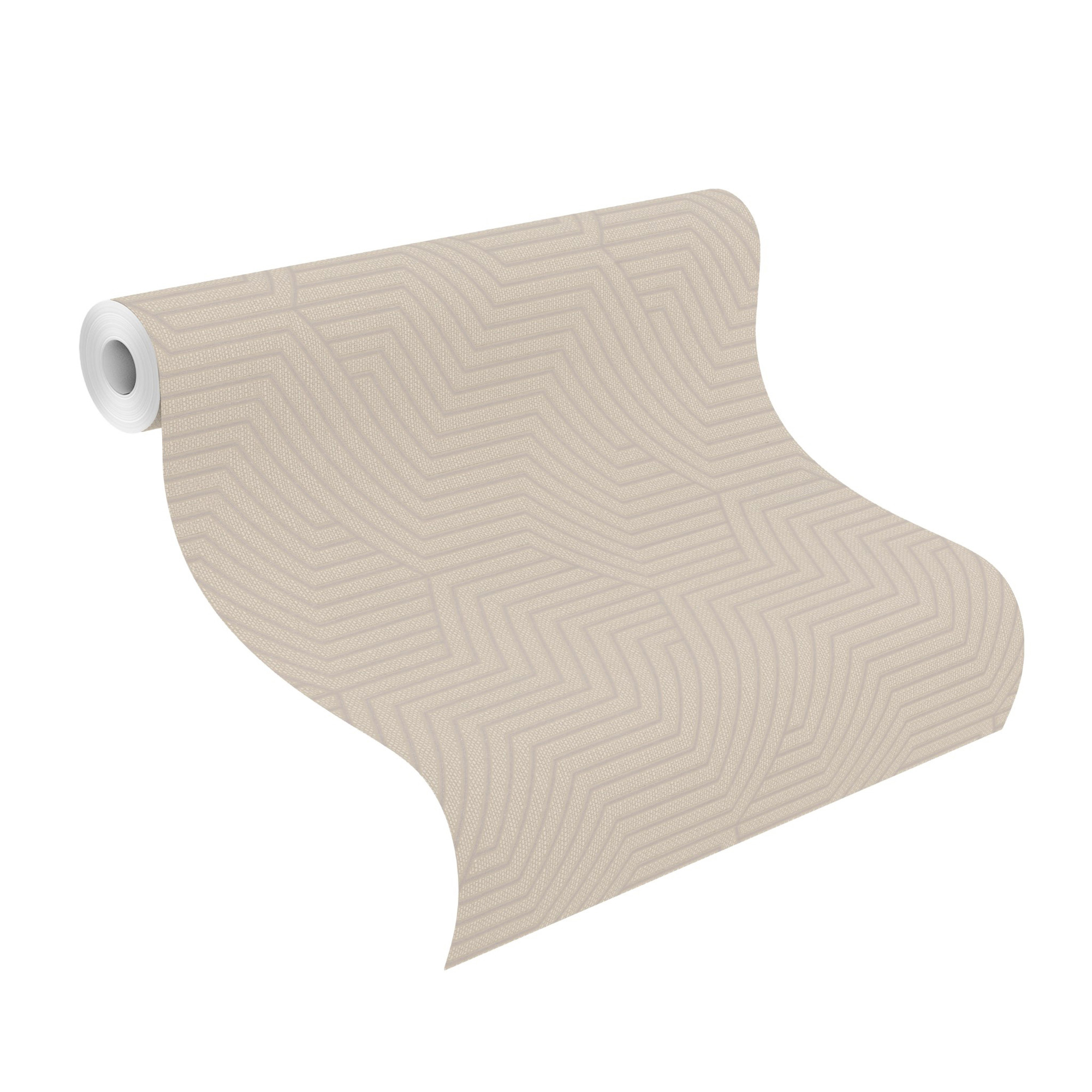 Rasch Vliestapete Deco Style Grau-Hellgrau 312522