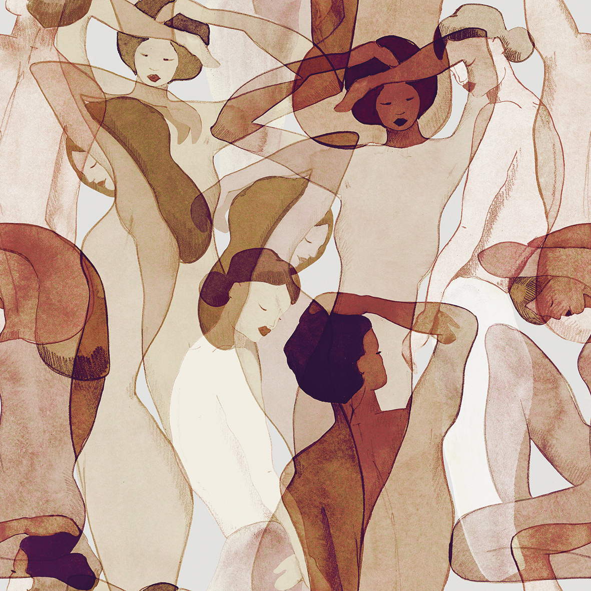 Thomas Fototapete Soleggiato Menschen Ekru